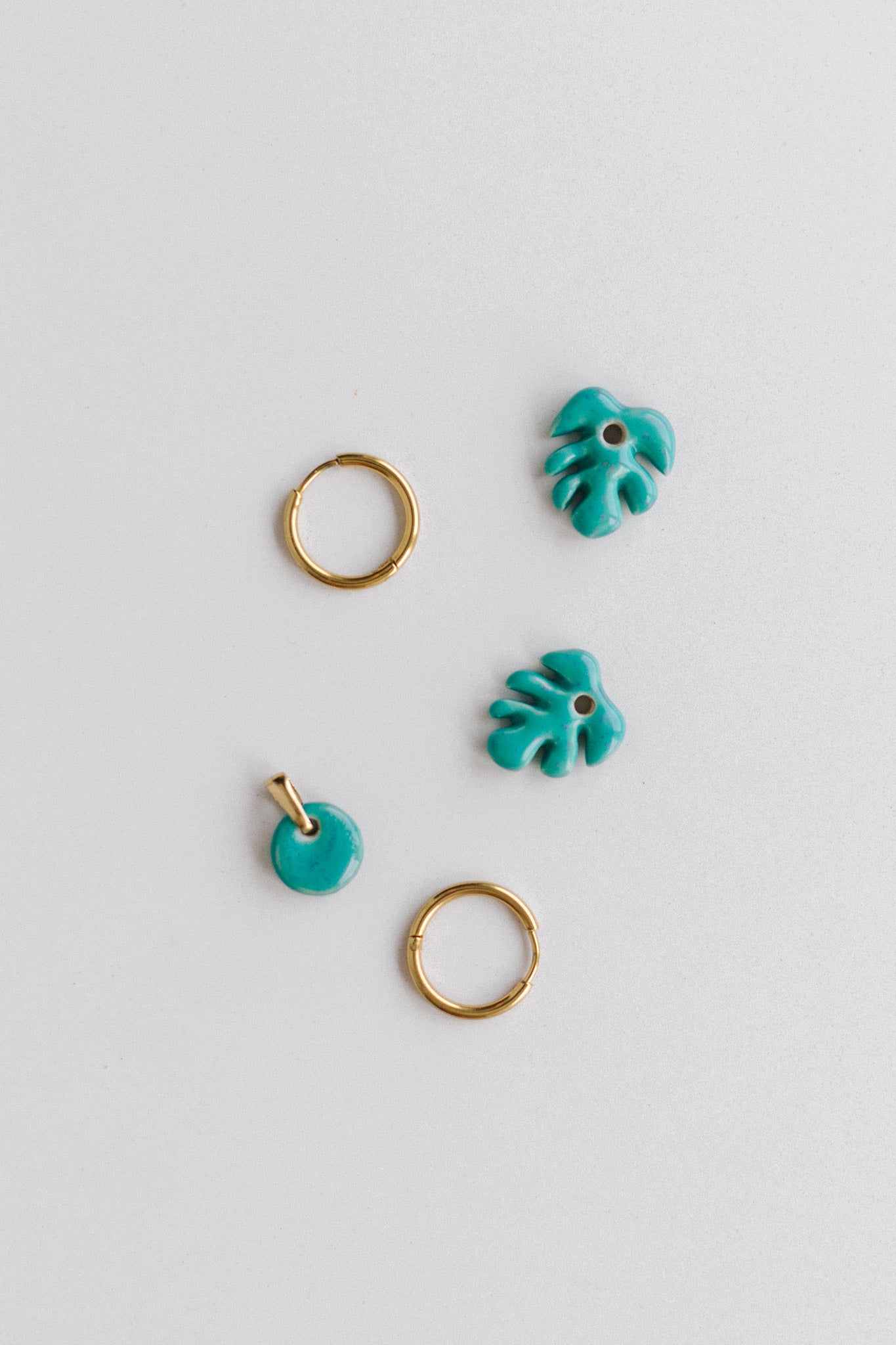 Par Piezas Mini Aloha Azul | S