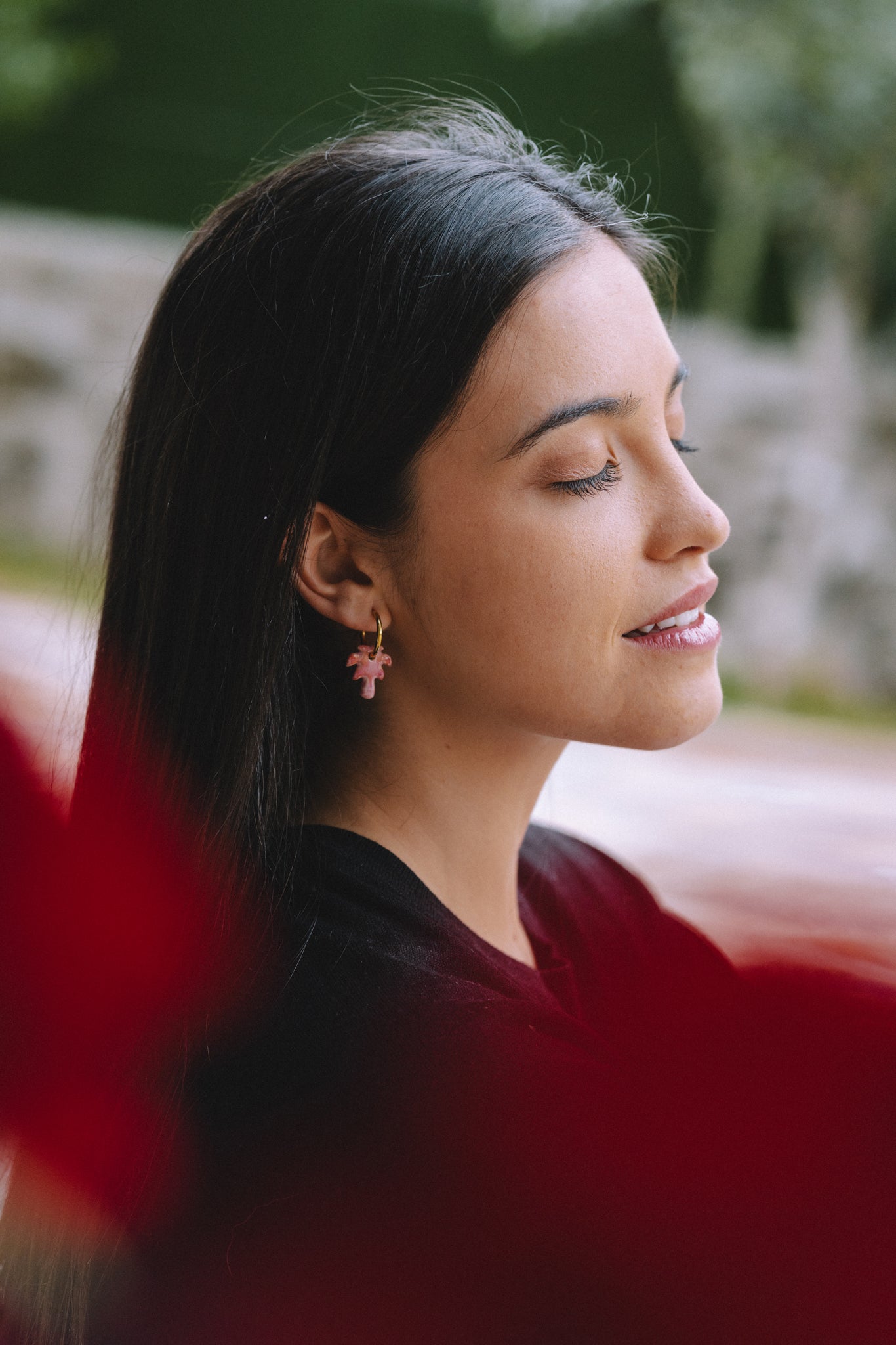 Par Piezas Mini Niu Rosa | S