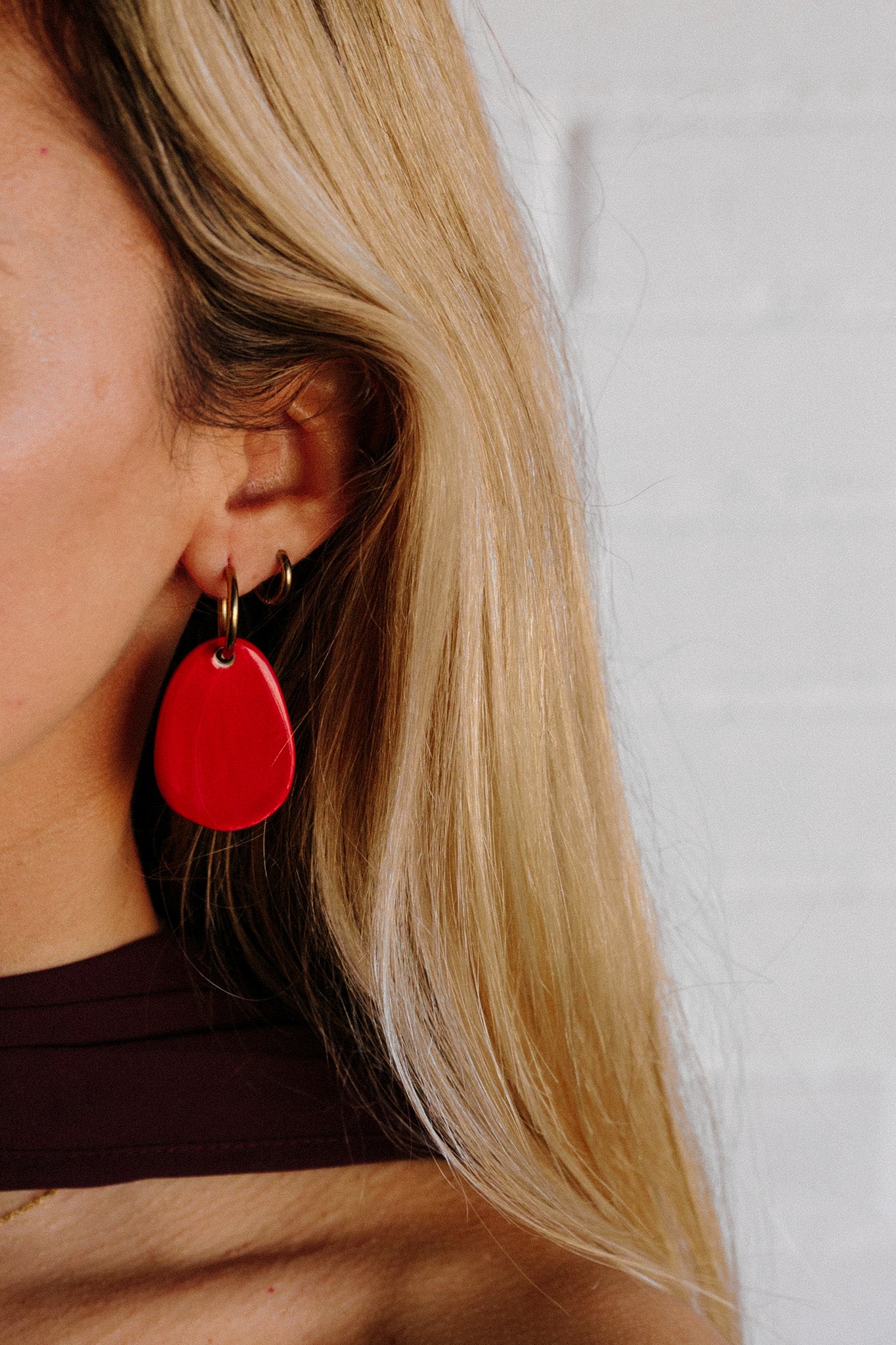 Nuevo | Pendientes Pétalo | Personaliza color | L