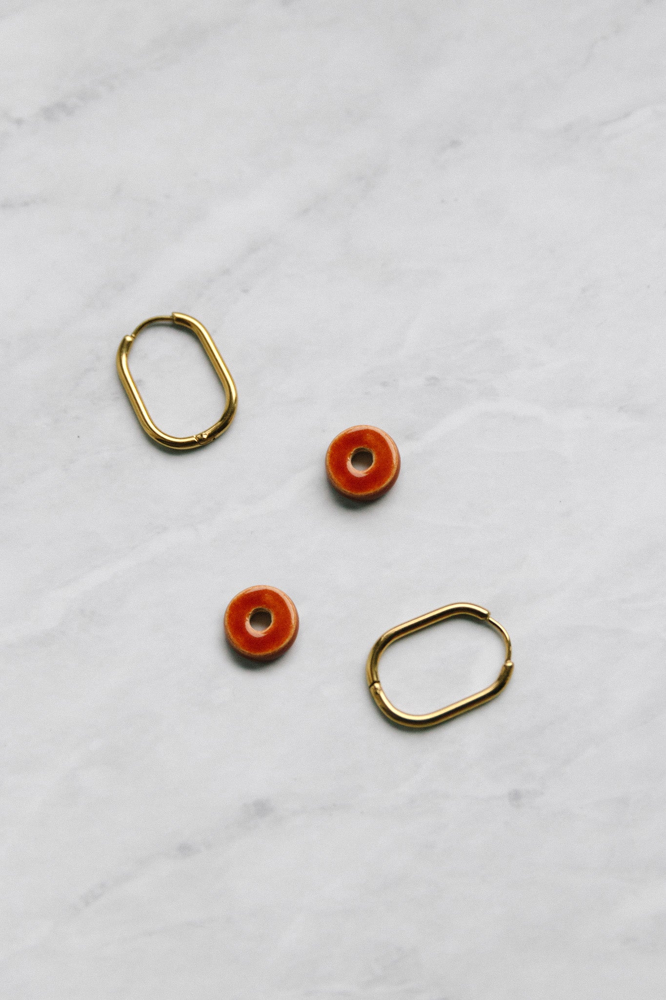 Pendientes Mini Risco Ocre | XS