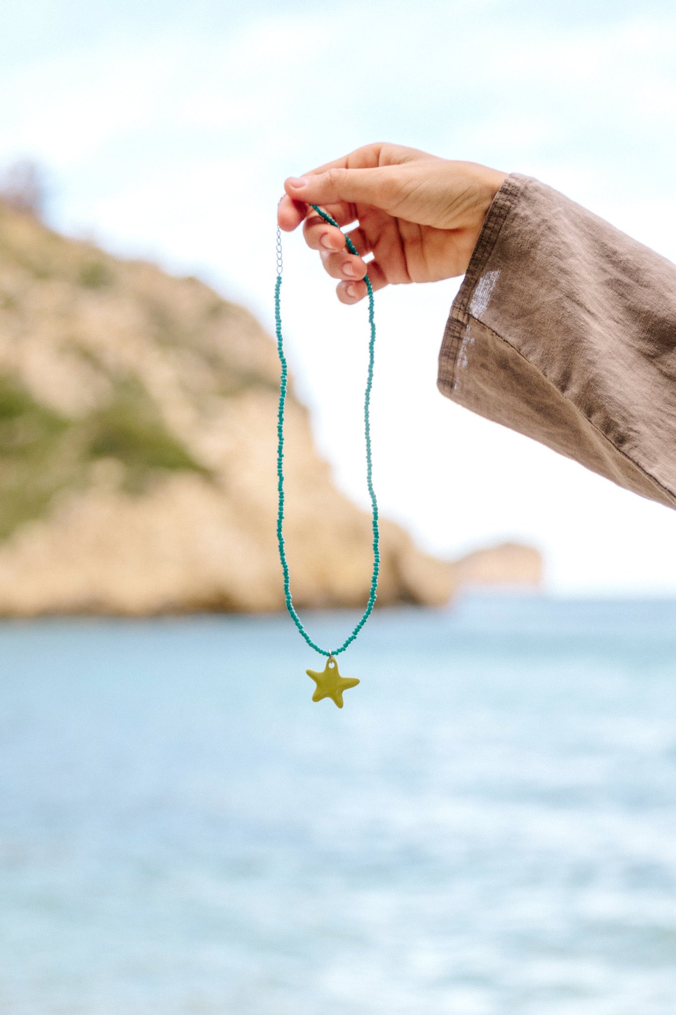 Lime Hōkū Kai Necklace