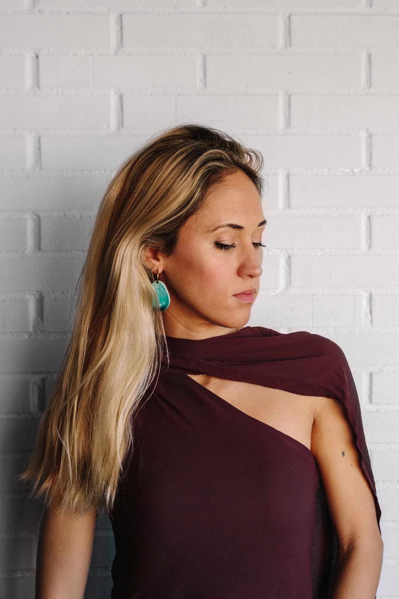 Nuevo | Pendientes Pétalo | Personaliza color | L