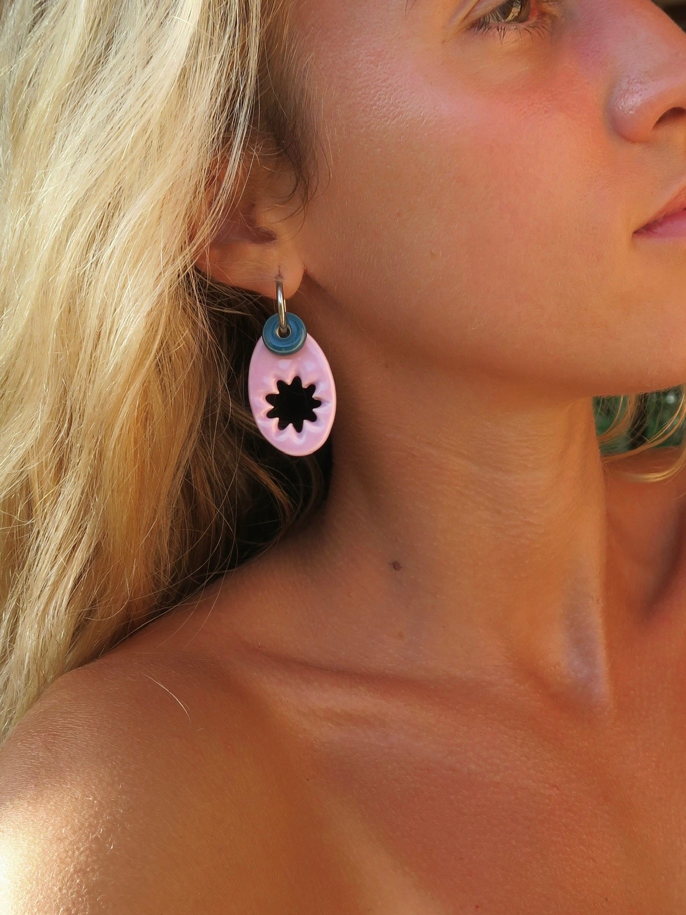 Nuevo | Pendientes Lehua Lila | XL