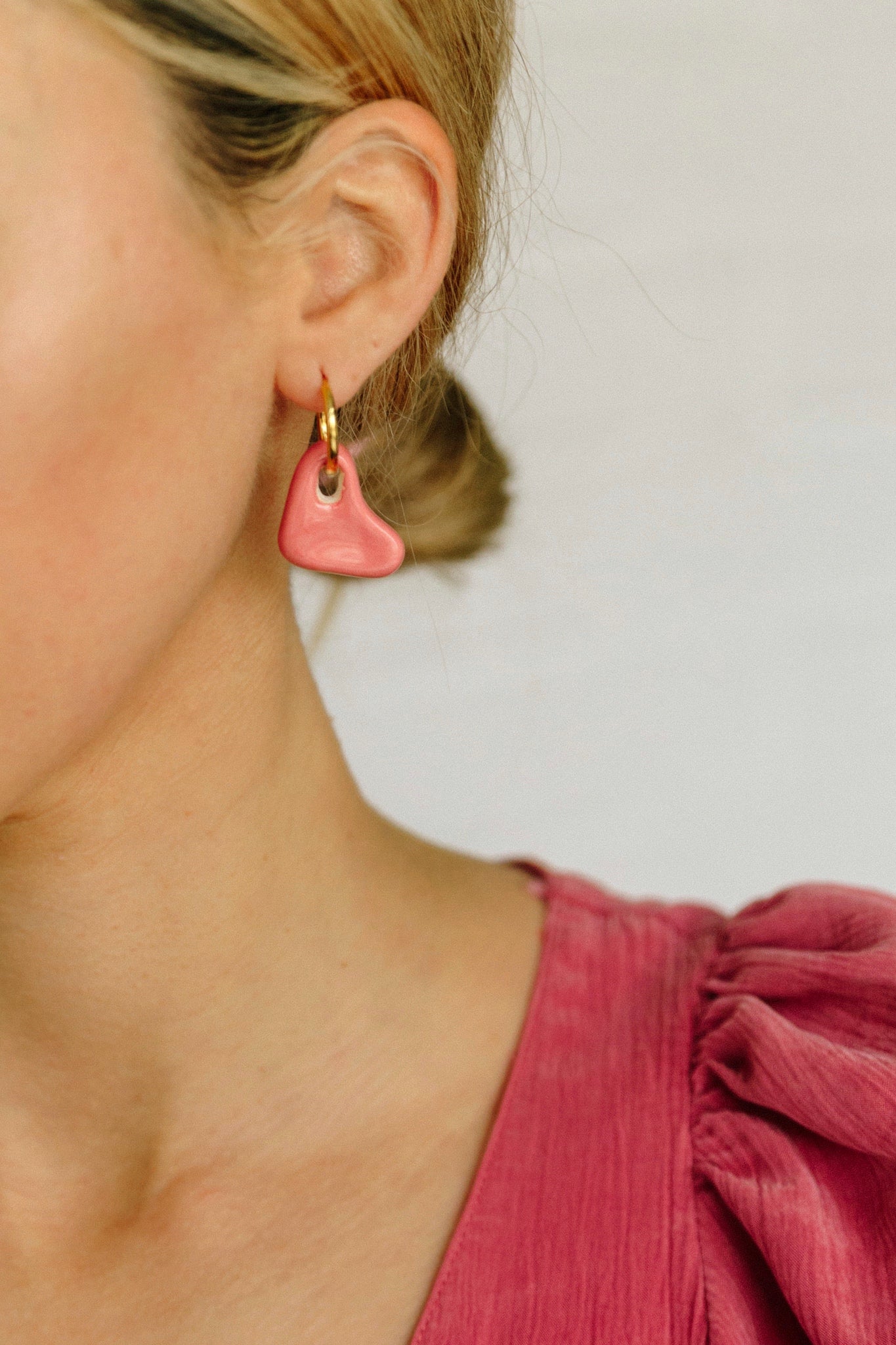 Pendientes Yola Rosa | M