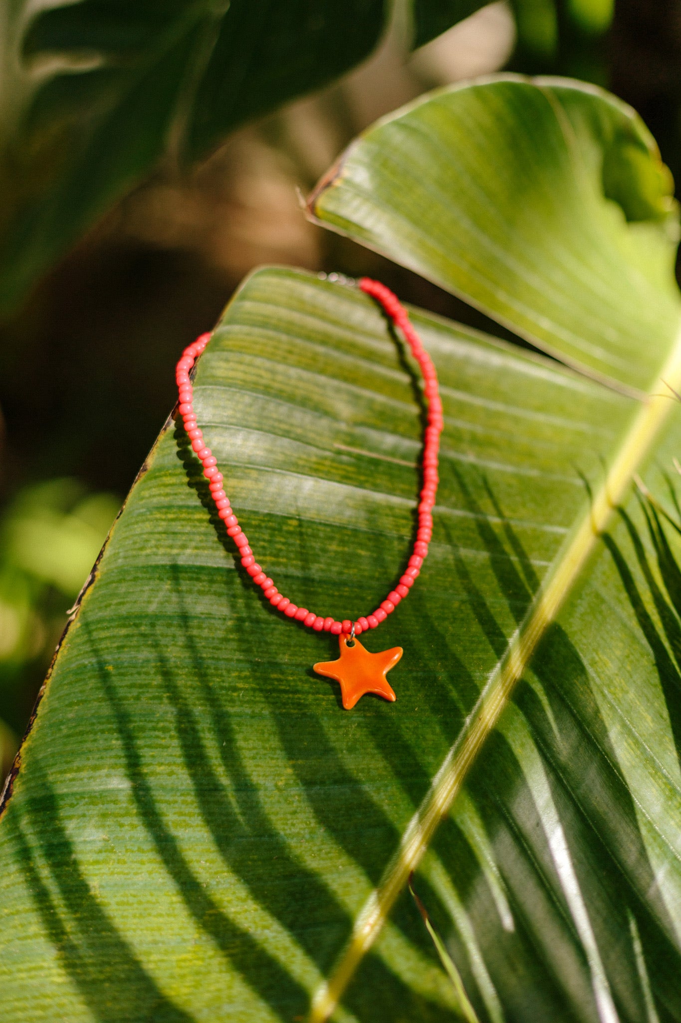 Orange Hōkū Kai Necklace