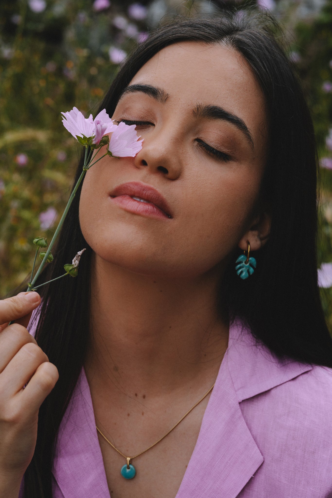 Blue Mini Aloha Blue Earrings | S