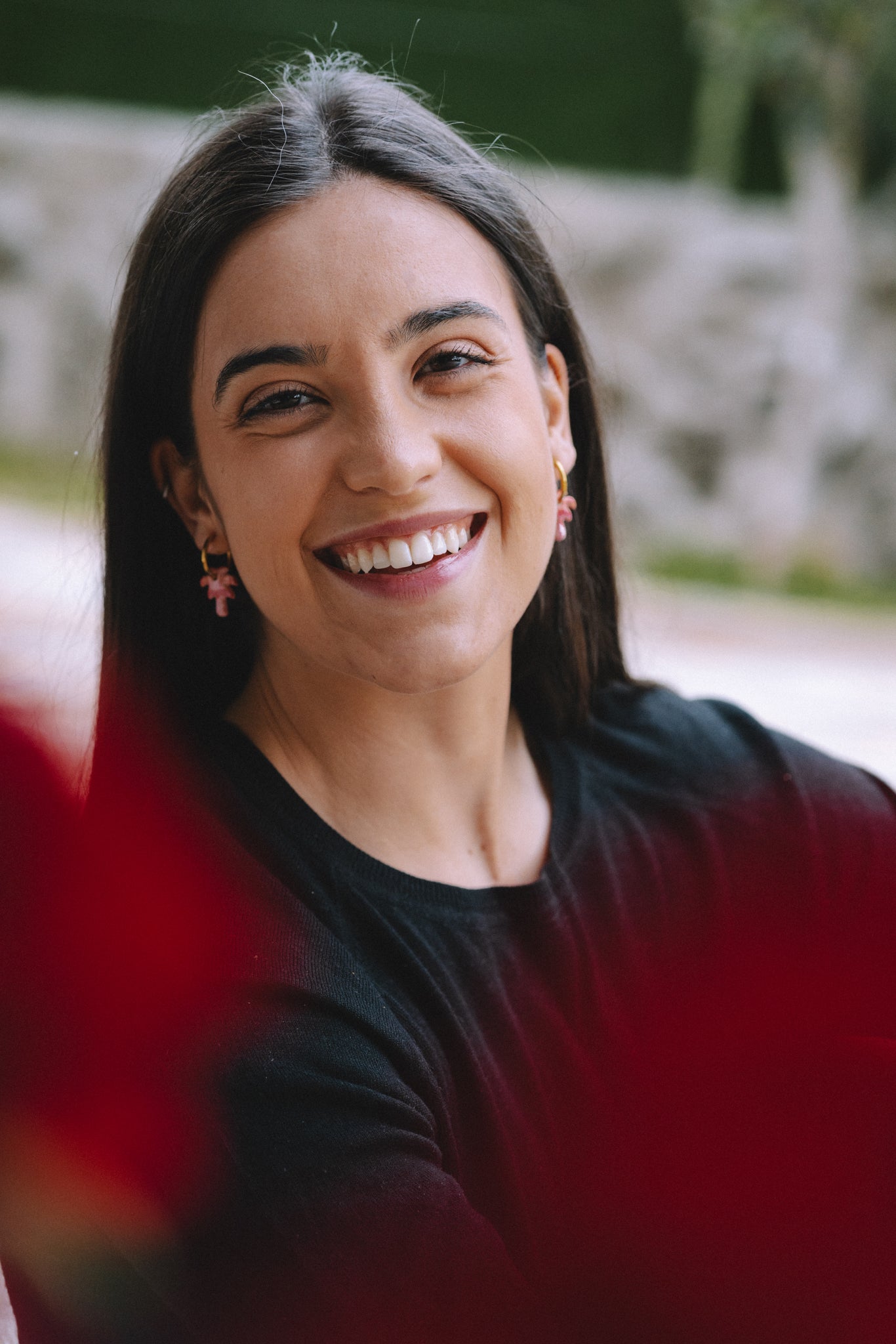 Pendientes Mini Niu Rosa | S