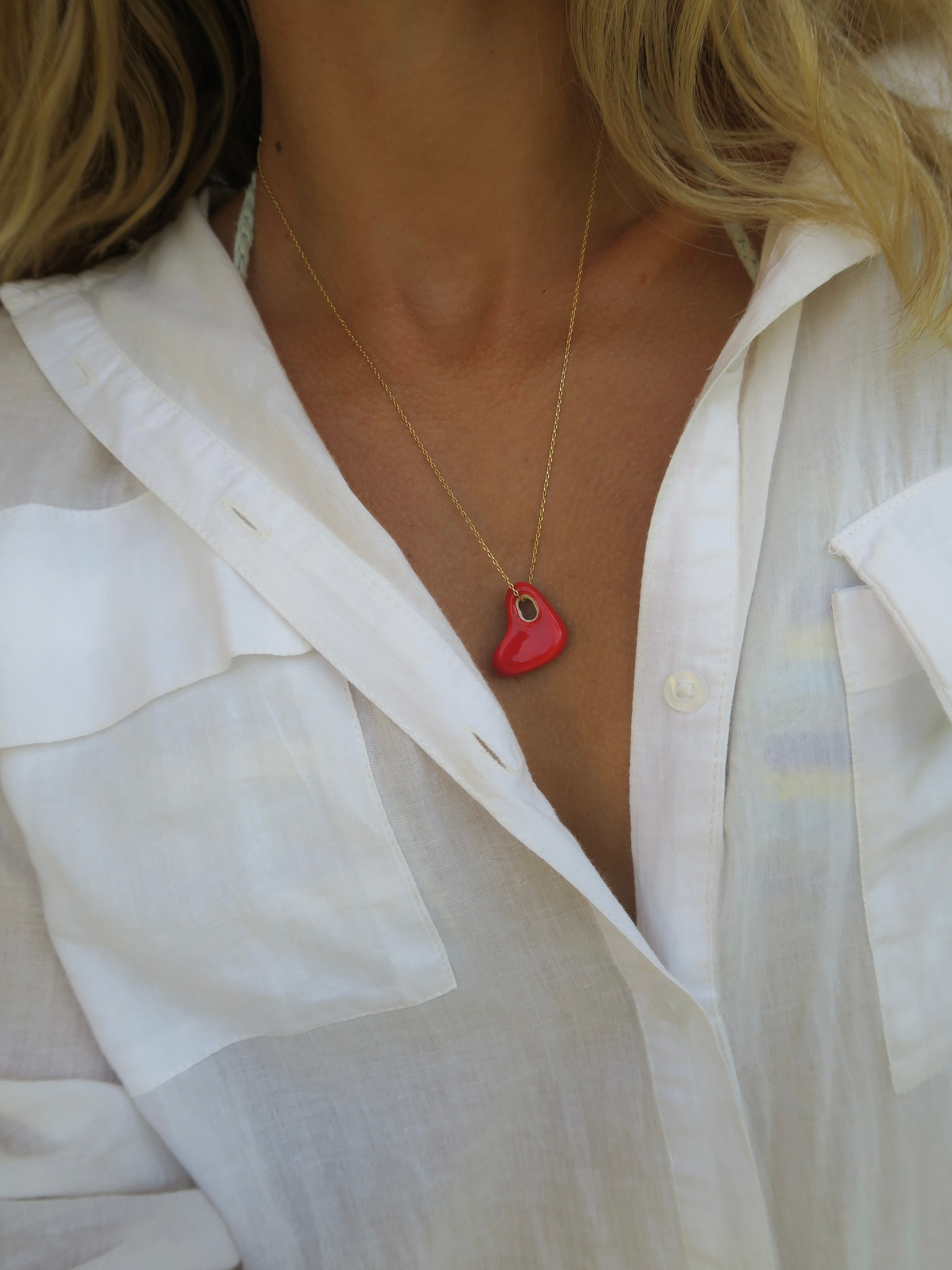 Red Yola Charm