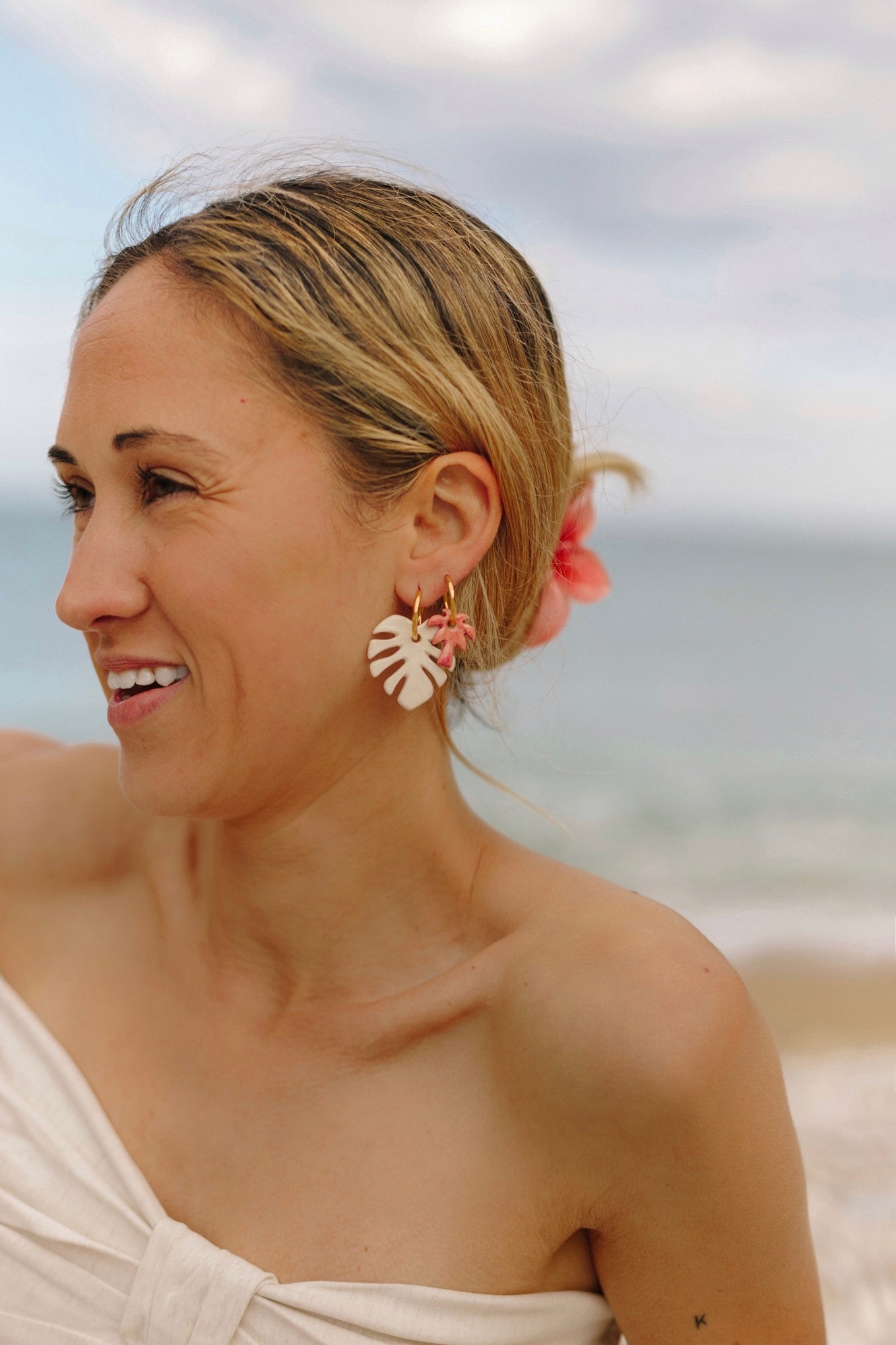 Pink Mini Niu Earrings | S