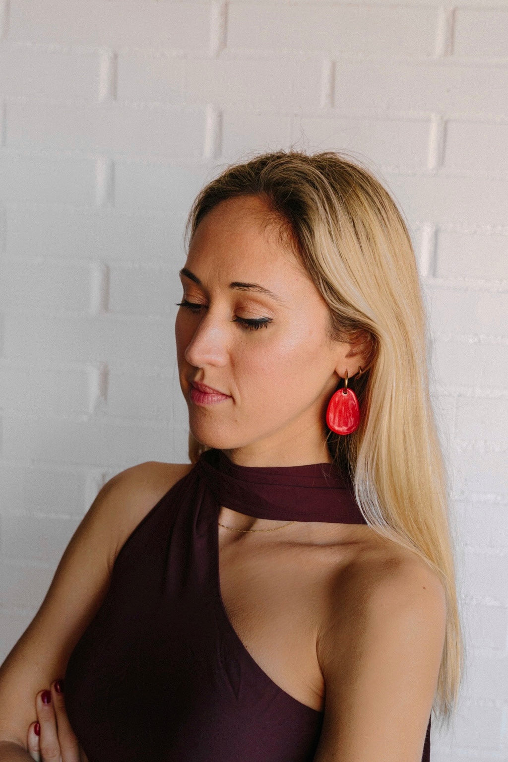 Nuevo | Pendientes Pétalo | Personaliza color | L