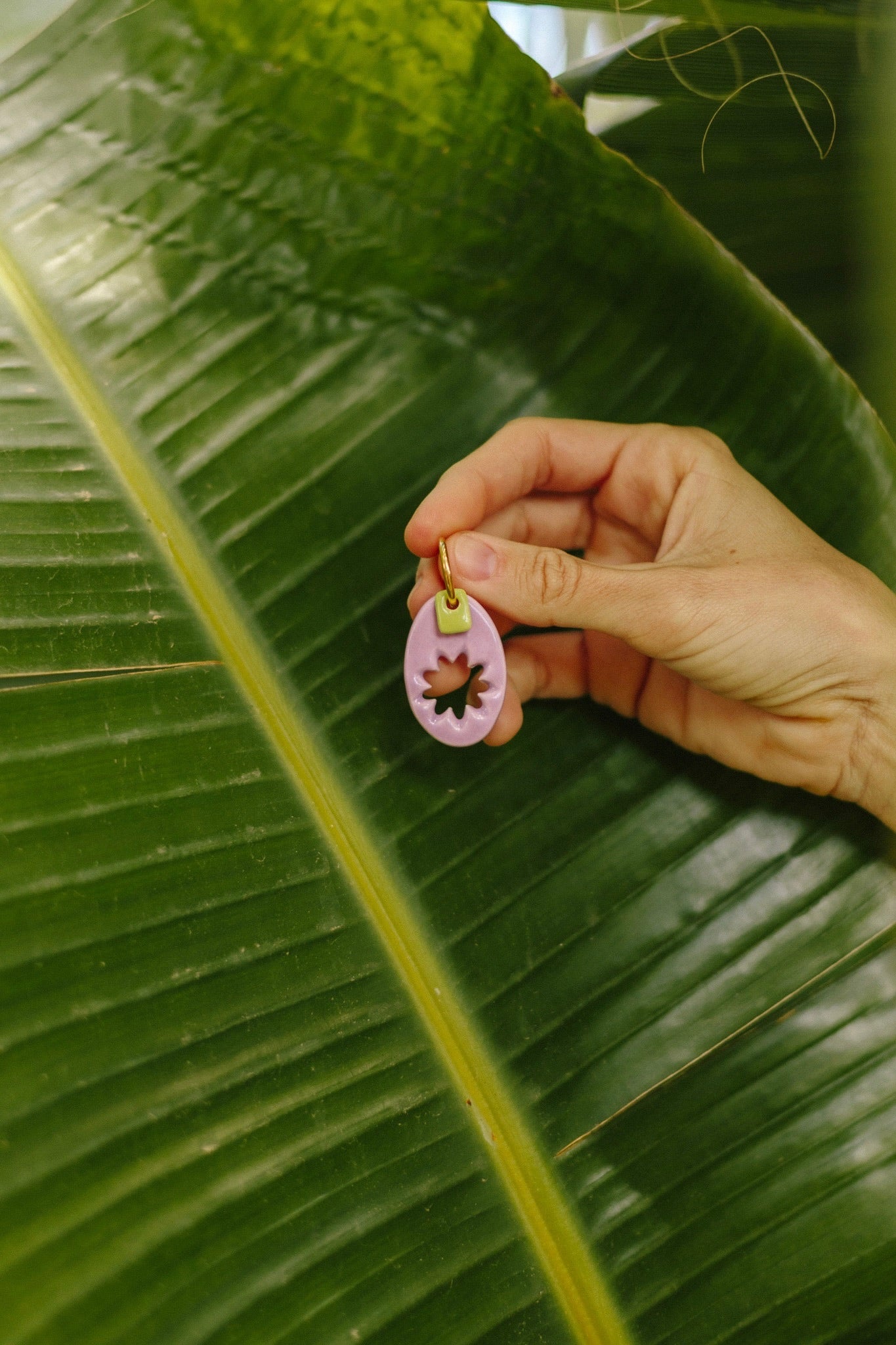 Pendientes Lehua Lila | XL