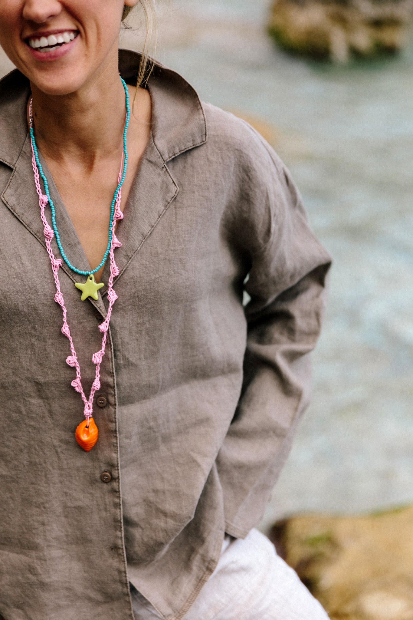 Lime Hōkū Kai Necklace