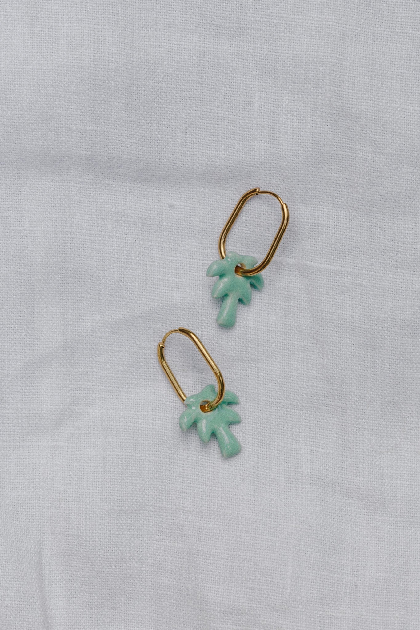 Pendientes Mini Niu Verde Turquesa | S
