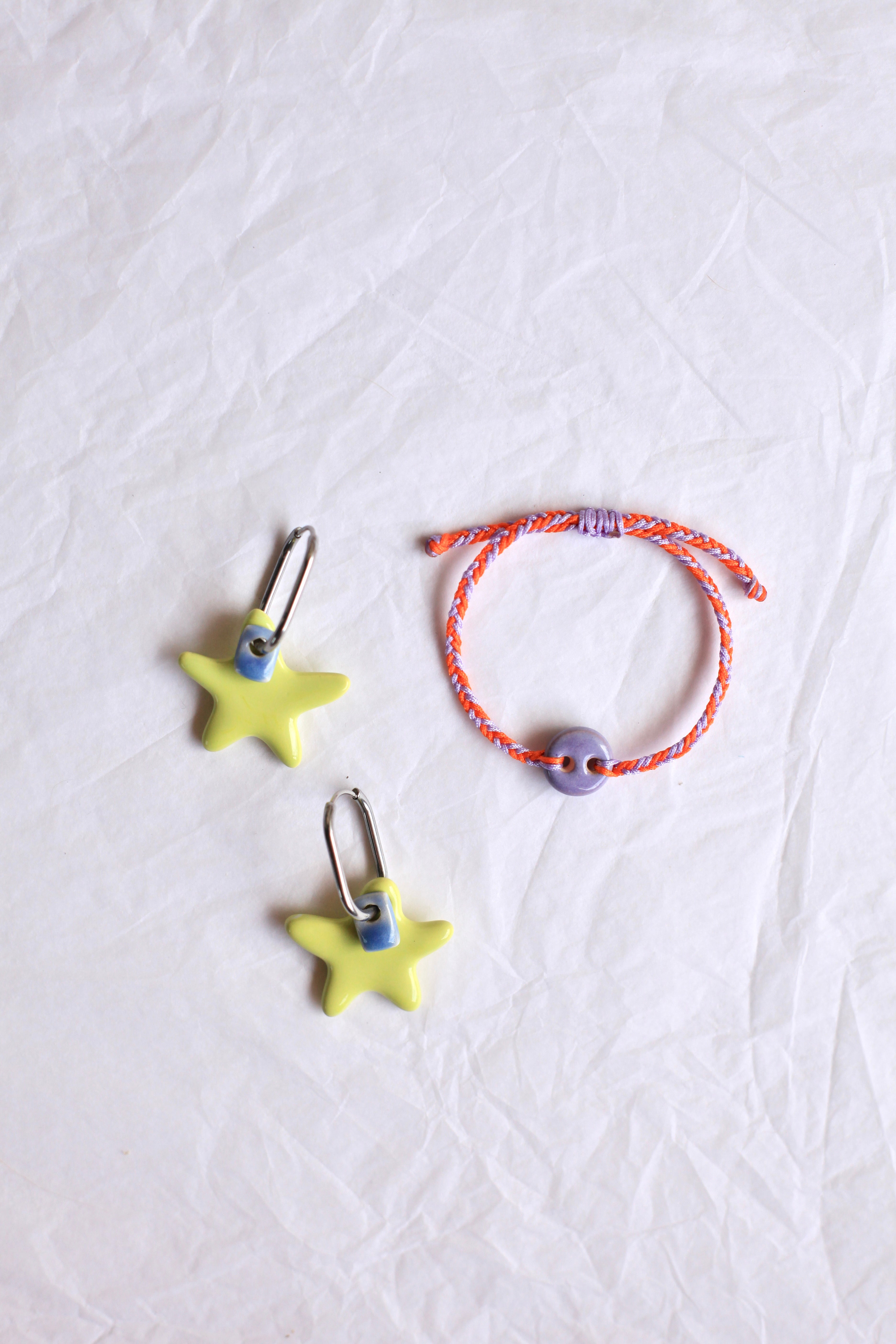 New | Pastel Lime Hoku Kai Earrings