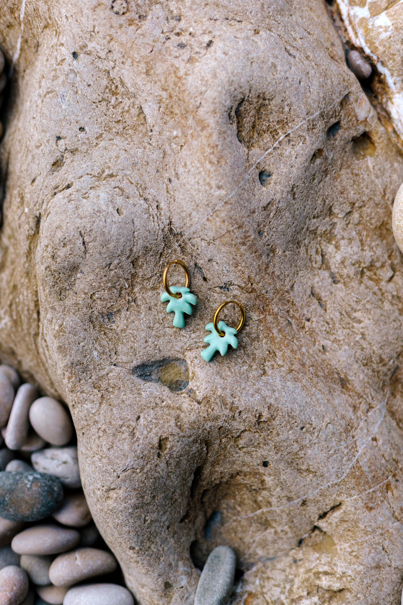 Pendientes Mini Niu Verde Turquesa | S