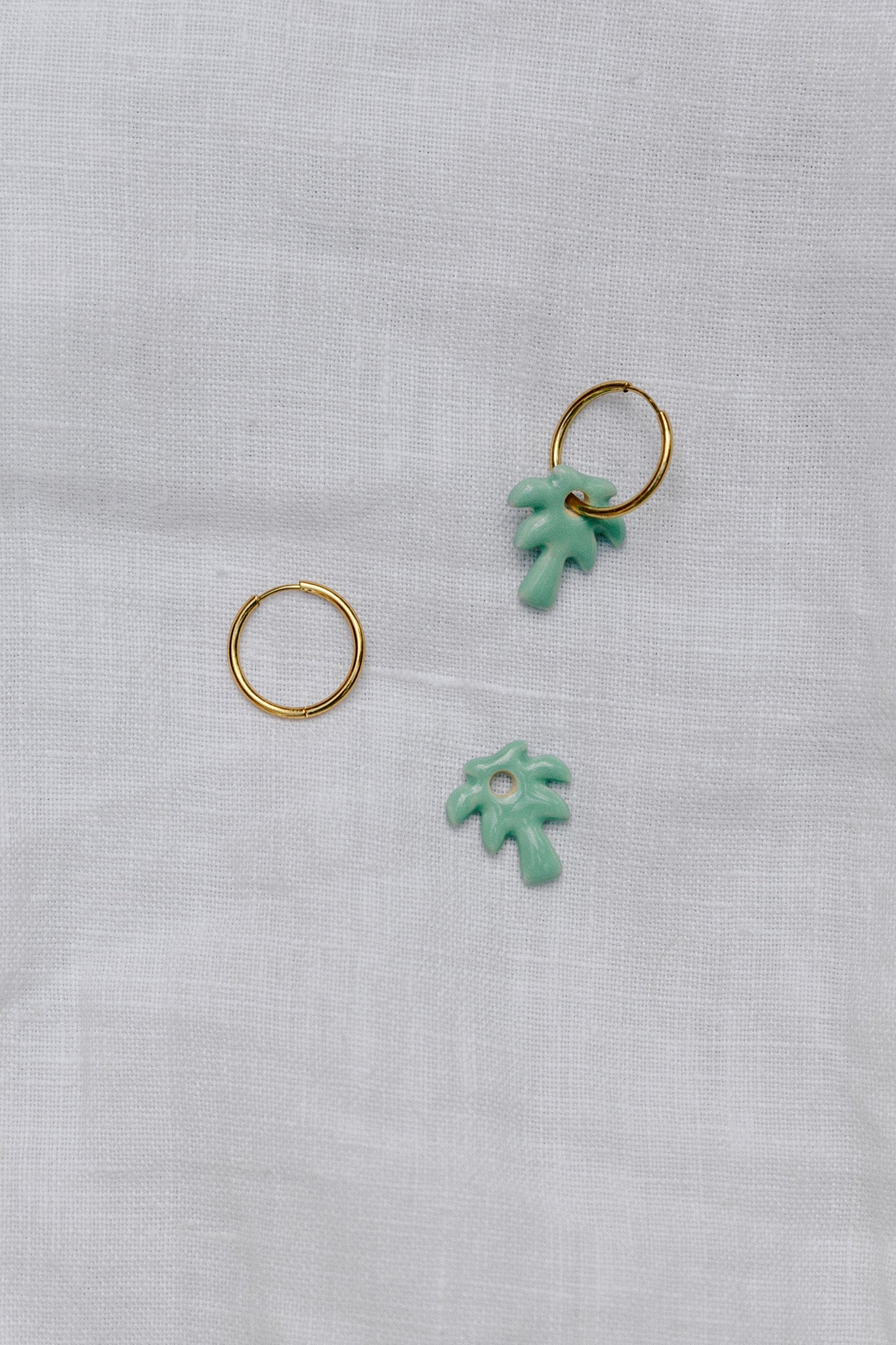 Pendientes Mini-Niu Verde Agua | S