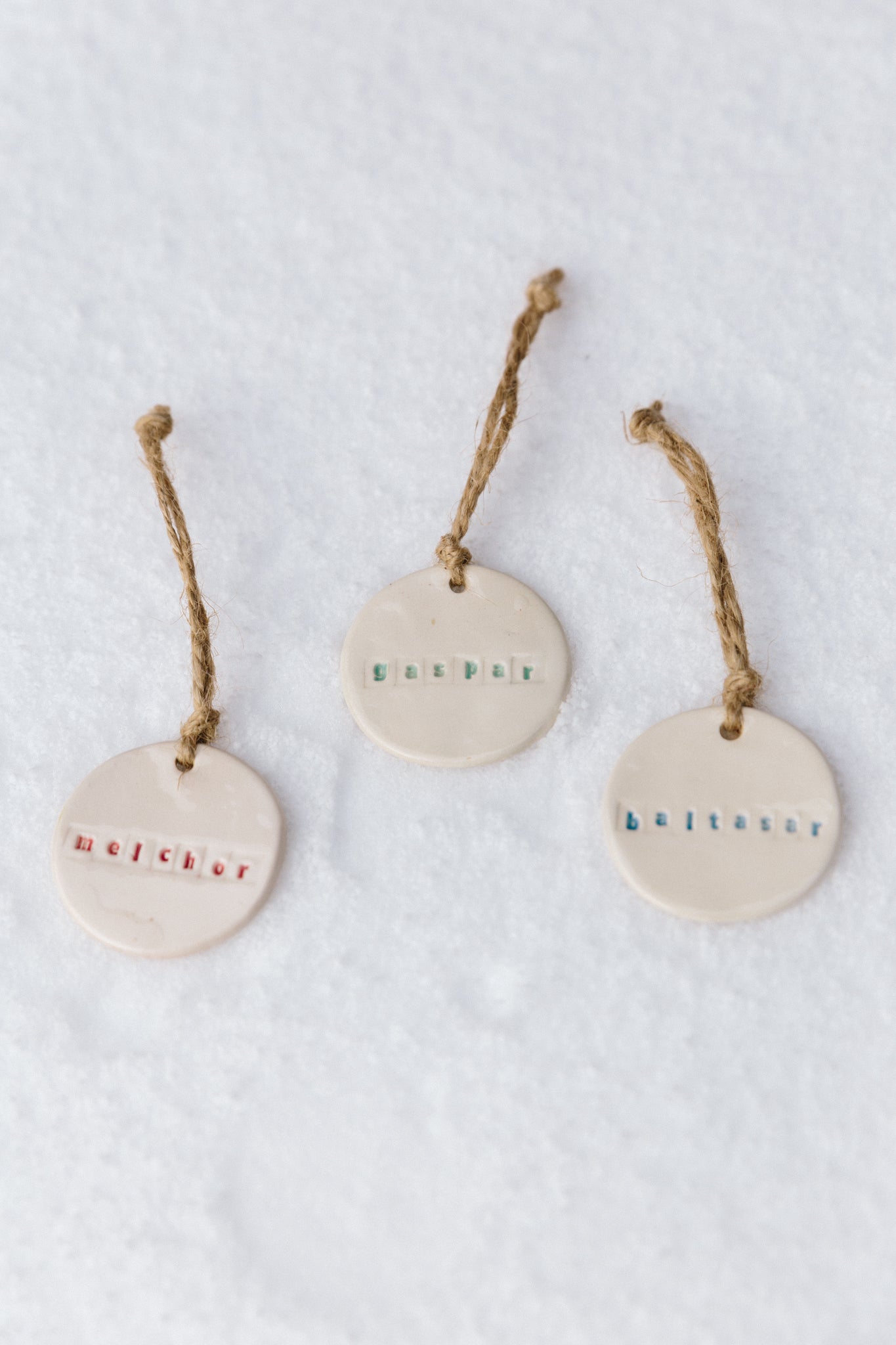 The Three Wise Men are coming | PACK OF 3 ORNAMENTS