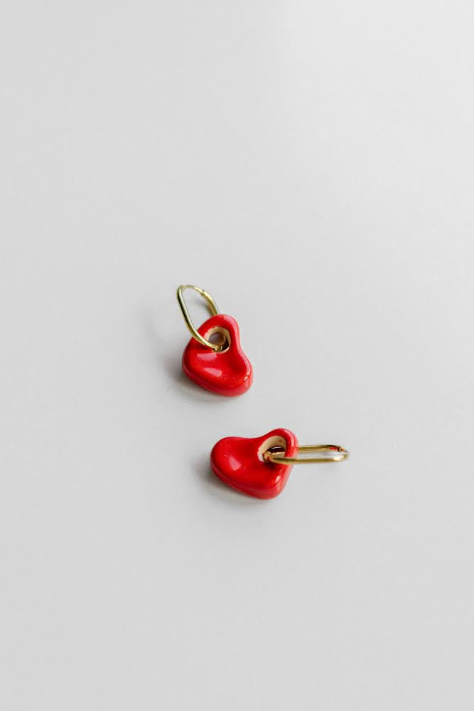 Pendientes Yola Rojo | M