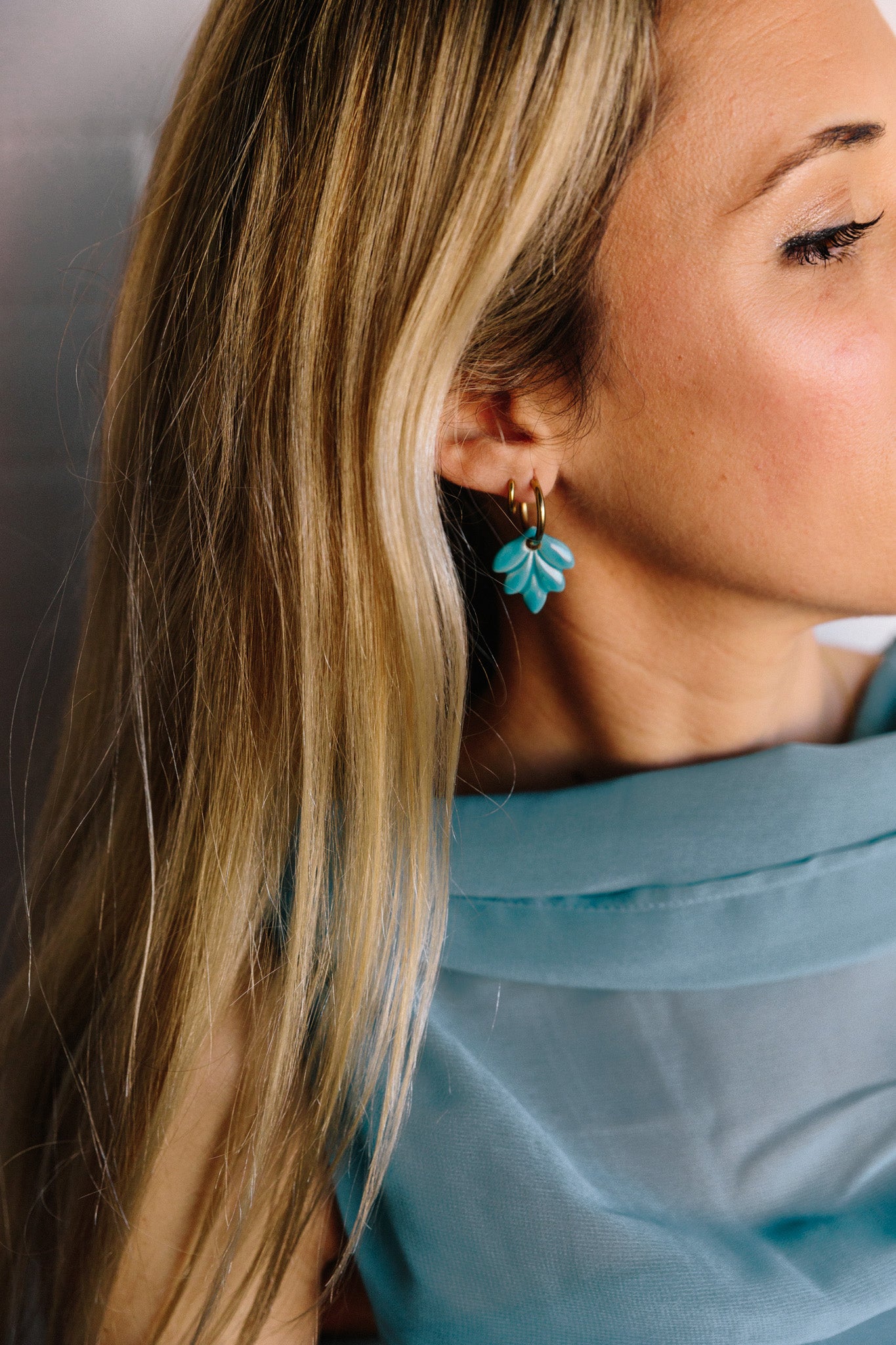 Nuevo | Pendientes Flor | Personaliza color | S