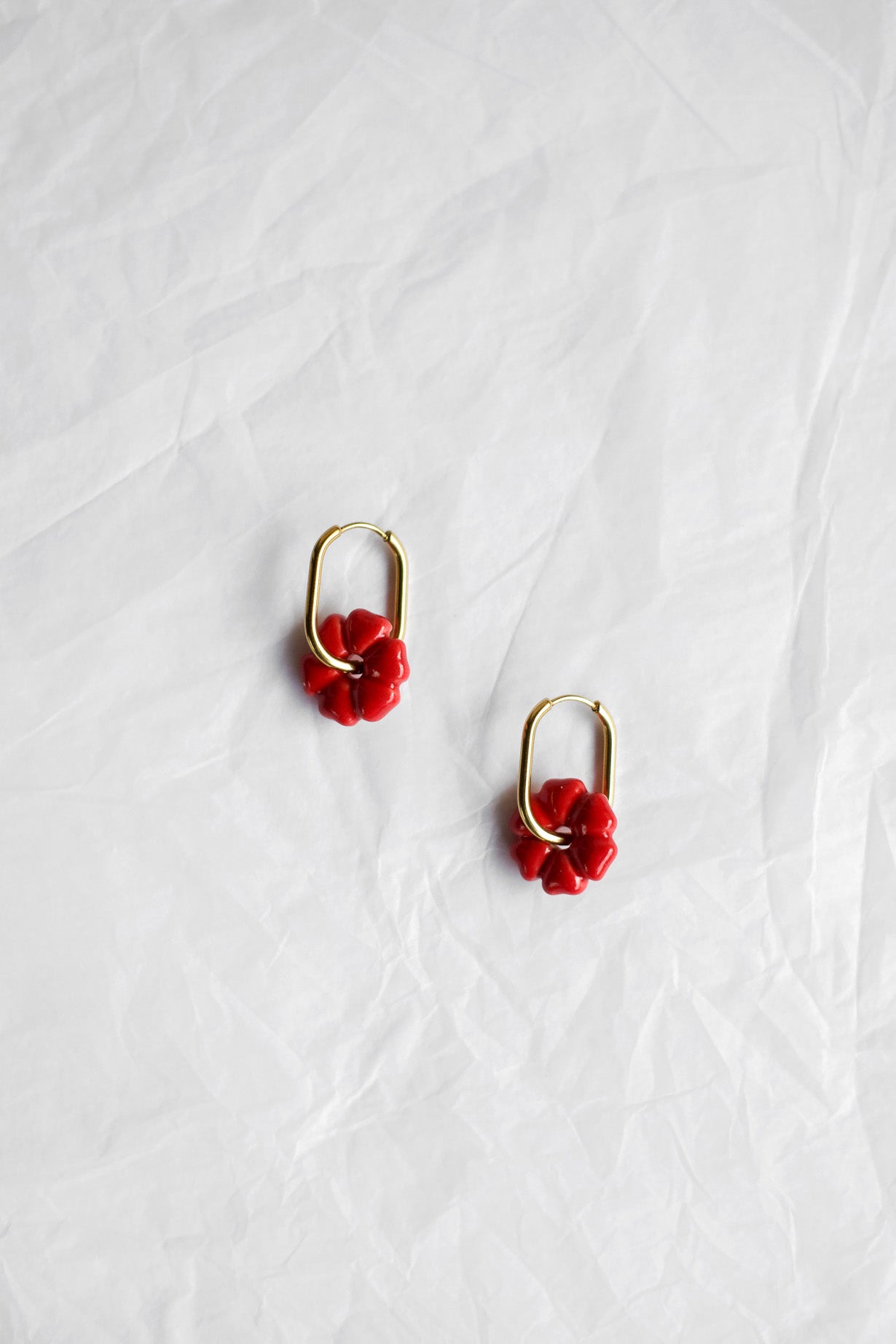 Pendientes Ulei Hulu Rojo | M
