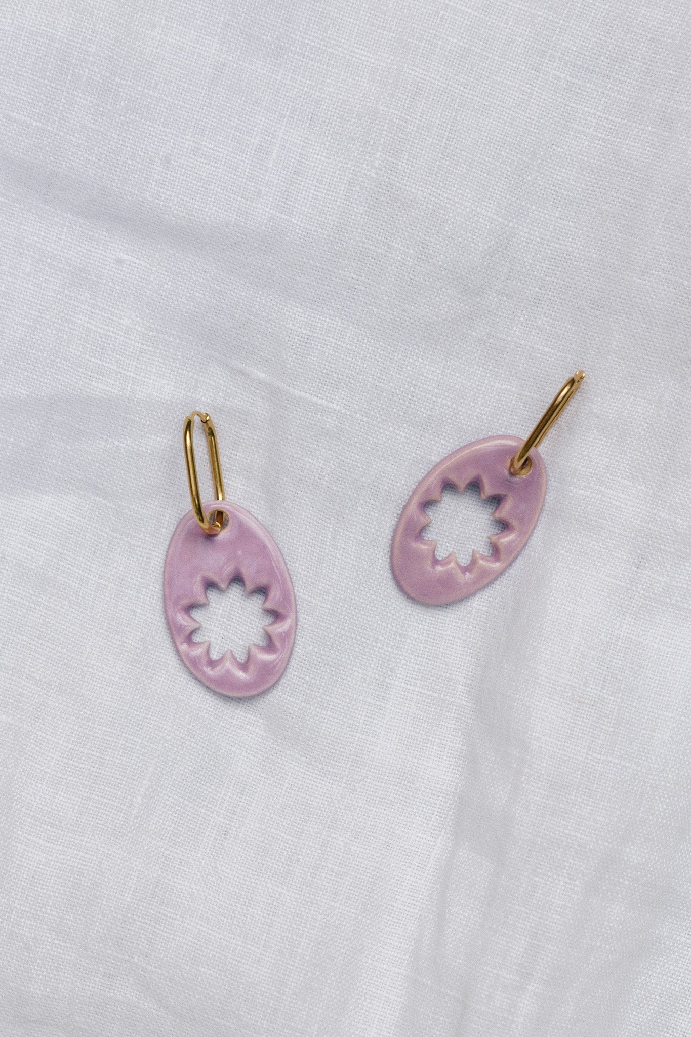 Nuevo | Pendientes Lehua Lila | XL