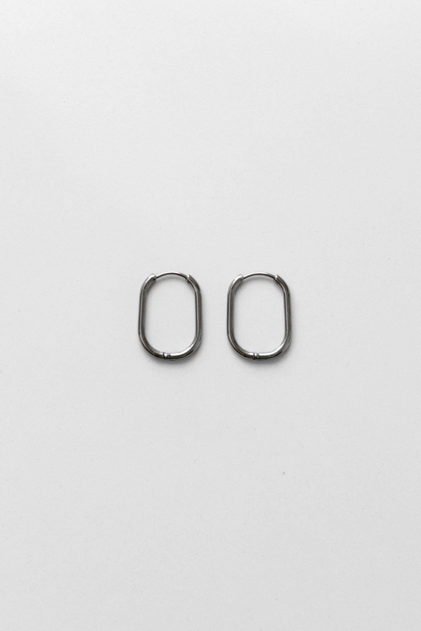 Nuevo | Aros Ovalados Plata