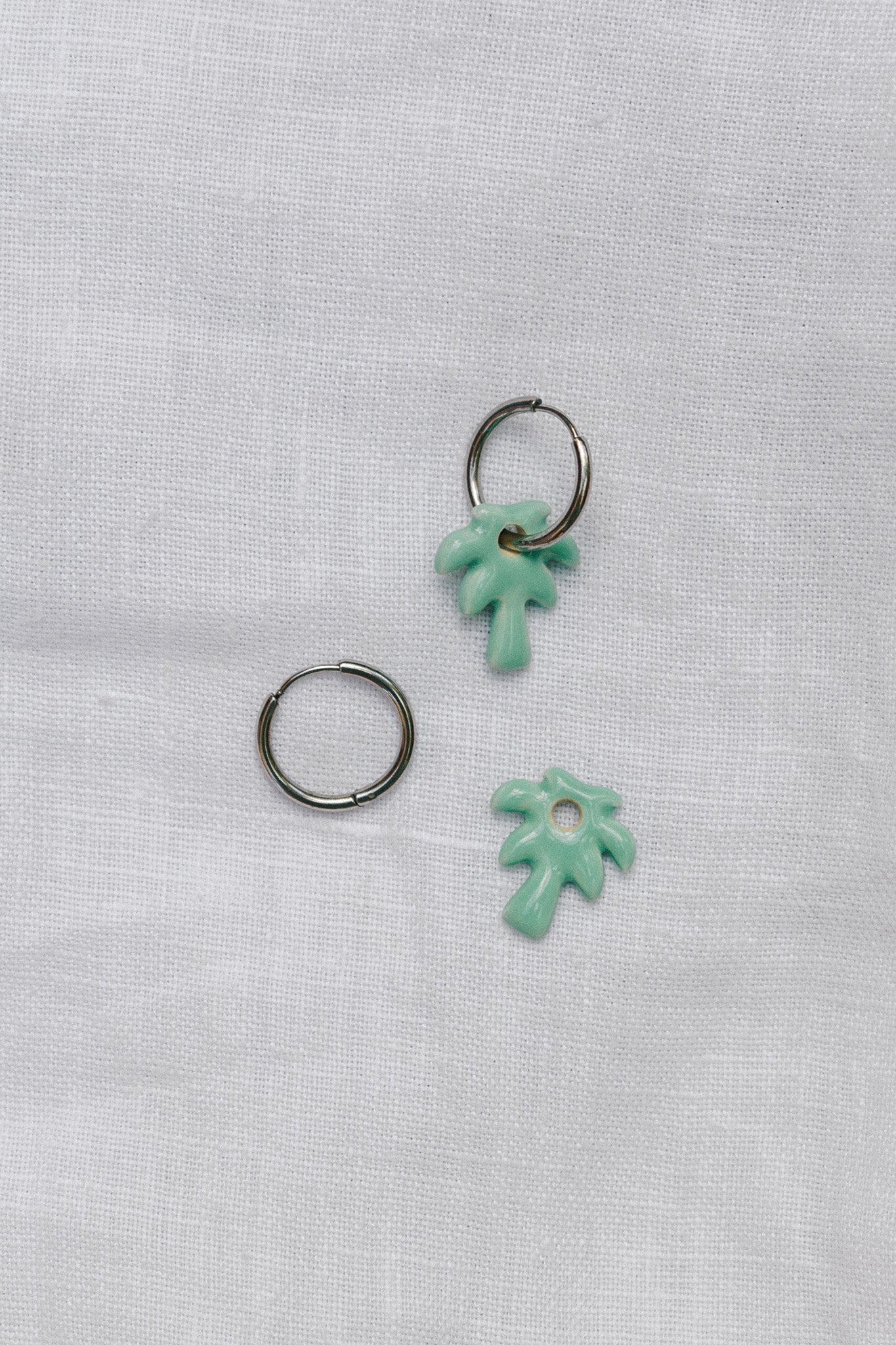 Pendientes Mini-Niu Verde Agua | S