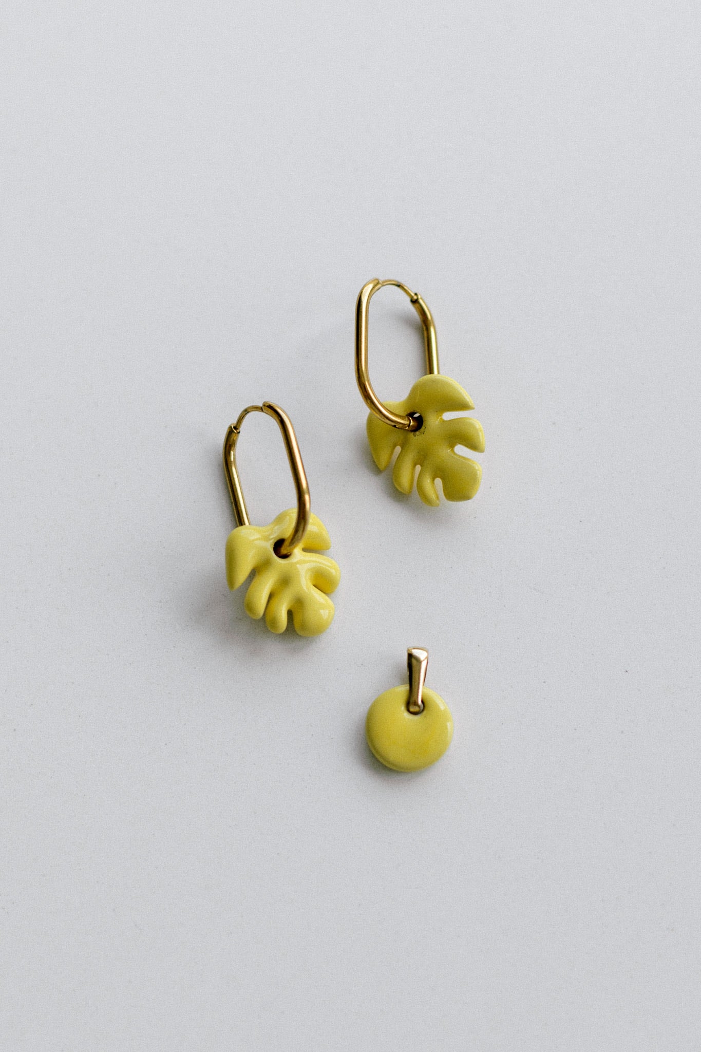 Par Piezas Mini Aloha Amarillo | S