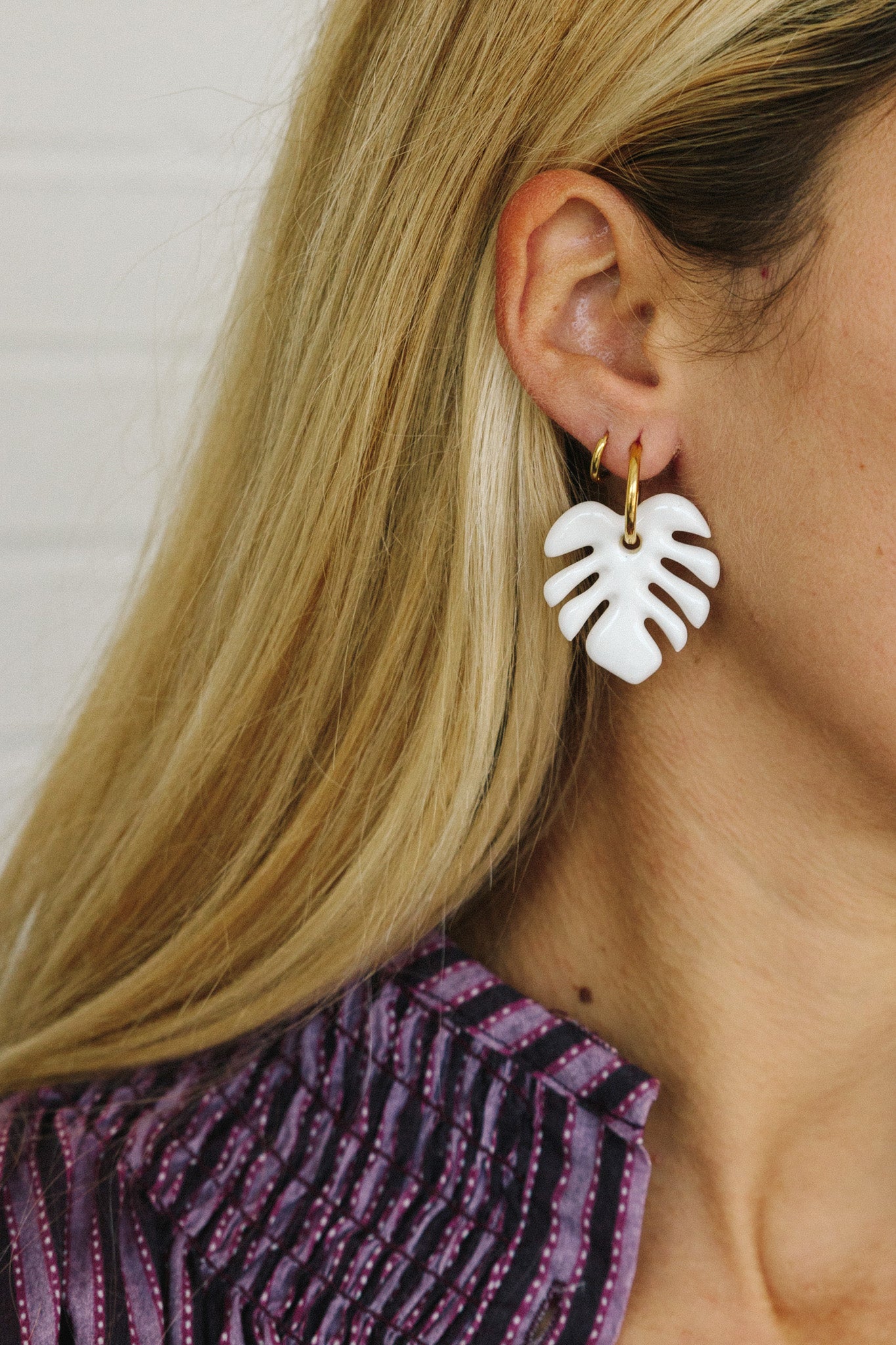 Pendientes Aloha White | XL