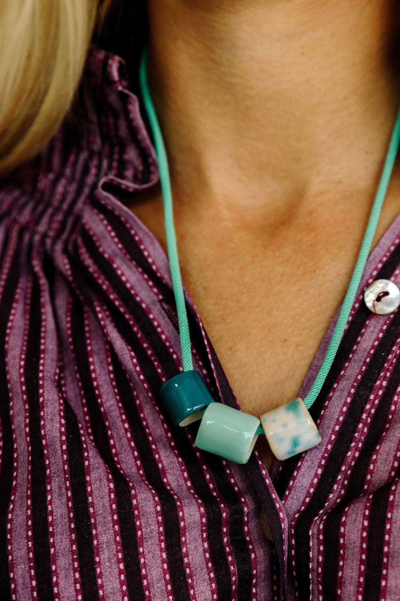 Turquoise Green Arrecife Charm | XS