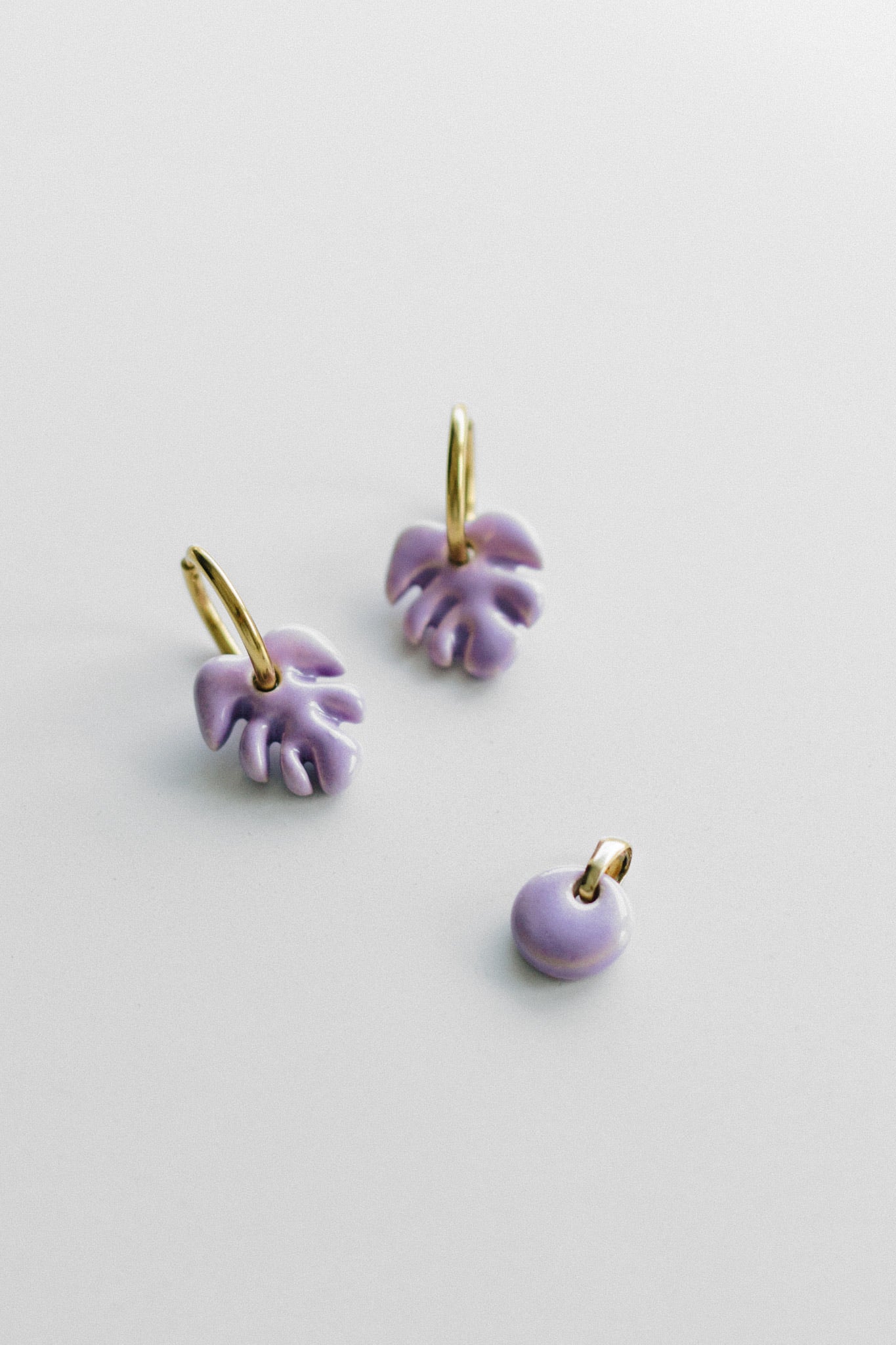 Par Piezas Mini Aloha Lila | S