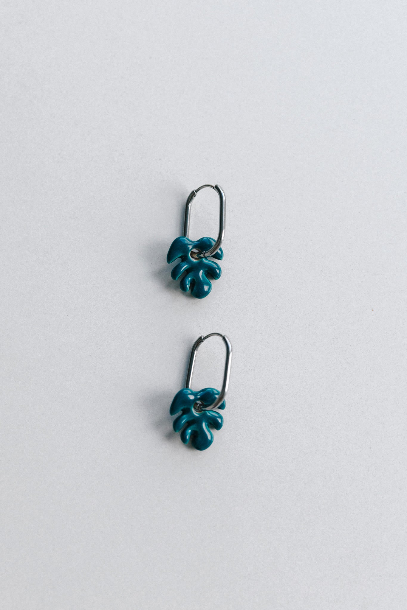 Pendientes Mini Aloha Azul Cobalto | S