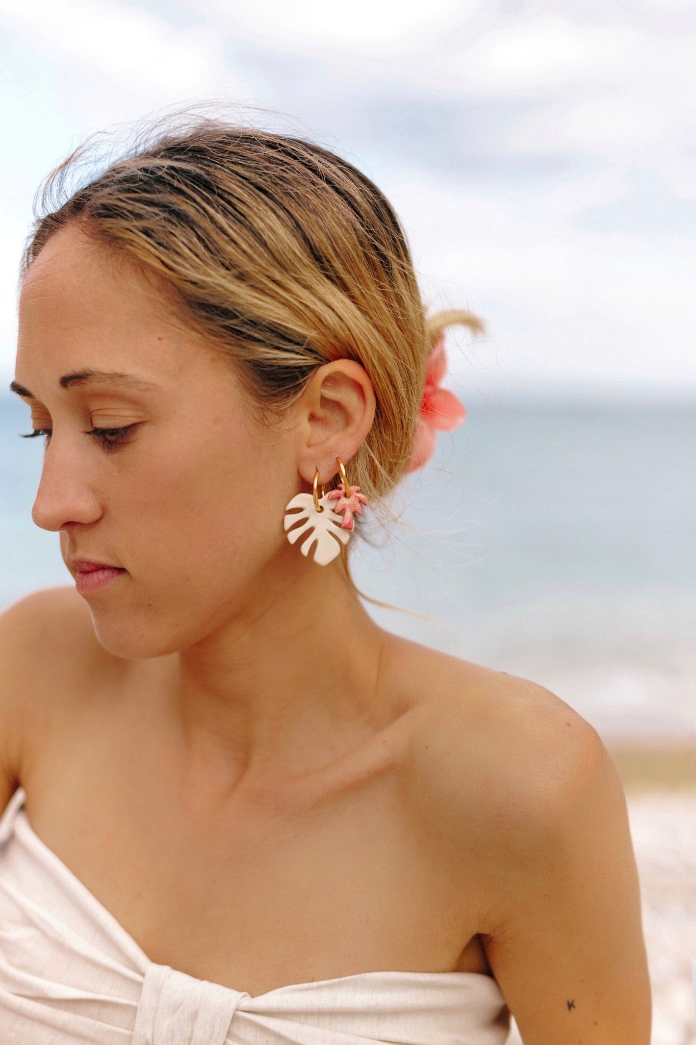 Par Piezas Mini Niu Rosa | S