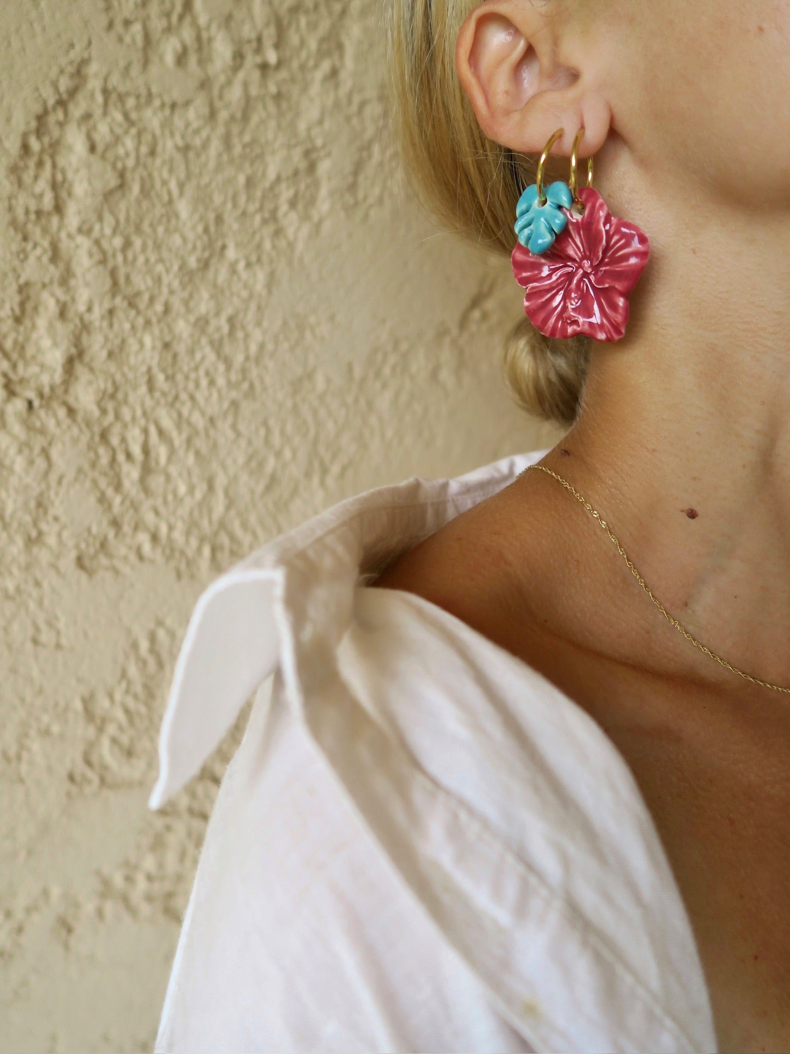 Blue Mini Aloha Blue Earrings | S