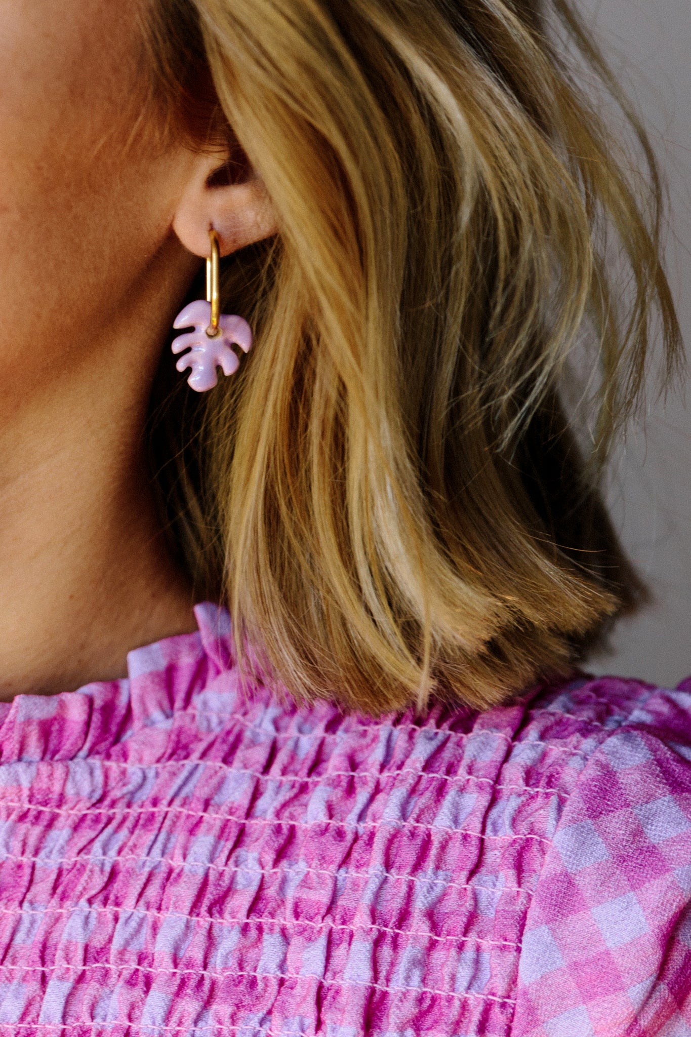 Par Piezas Mini Aloha Lila | S