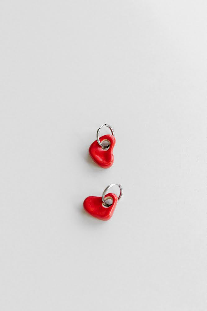 Pendientes Yola Rojo | M
