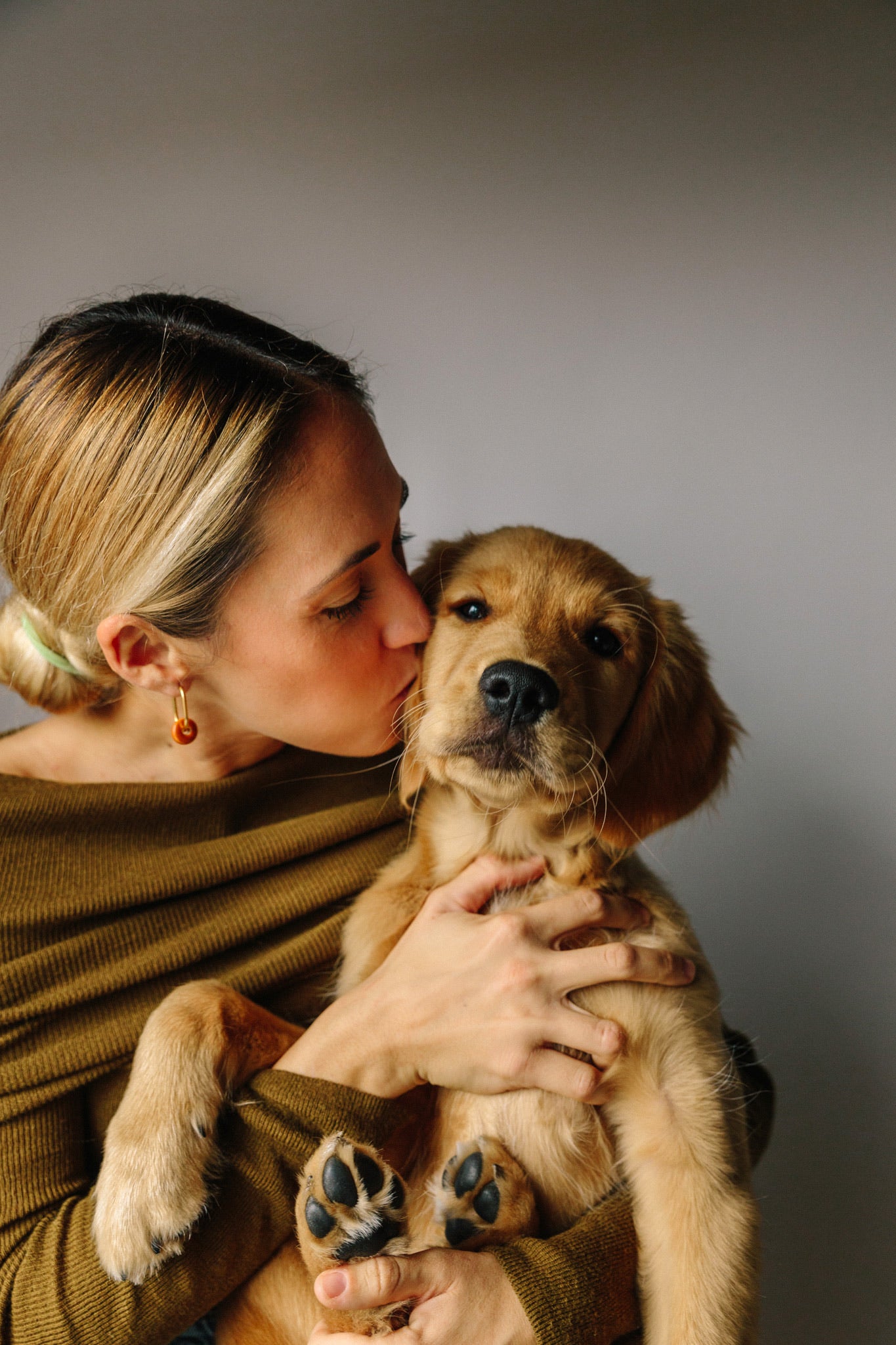 Pendientes Mini Risco Ocre | XS