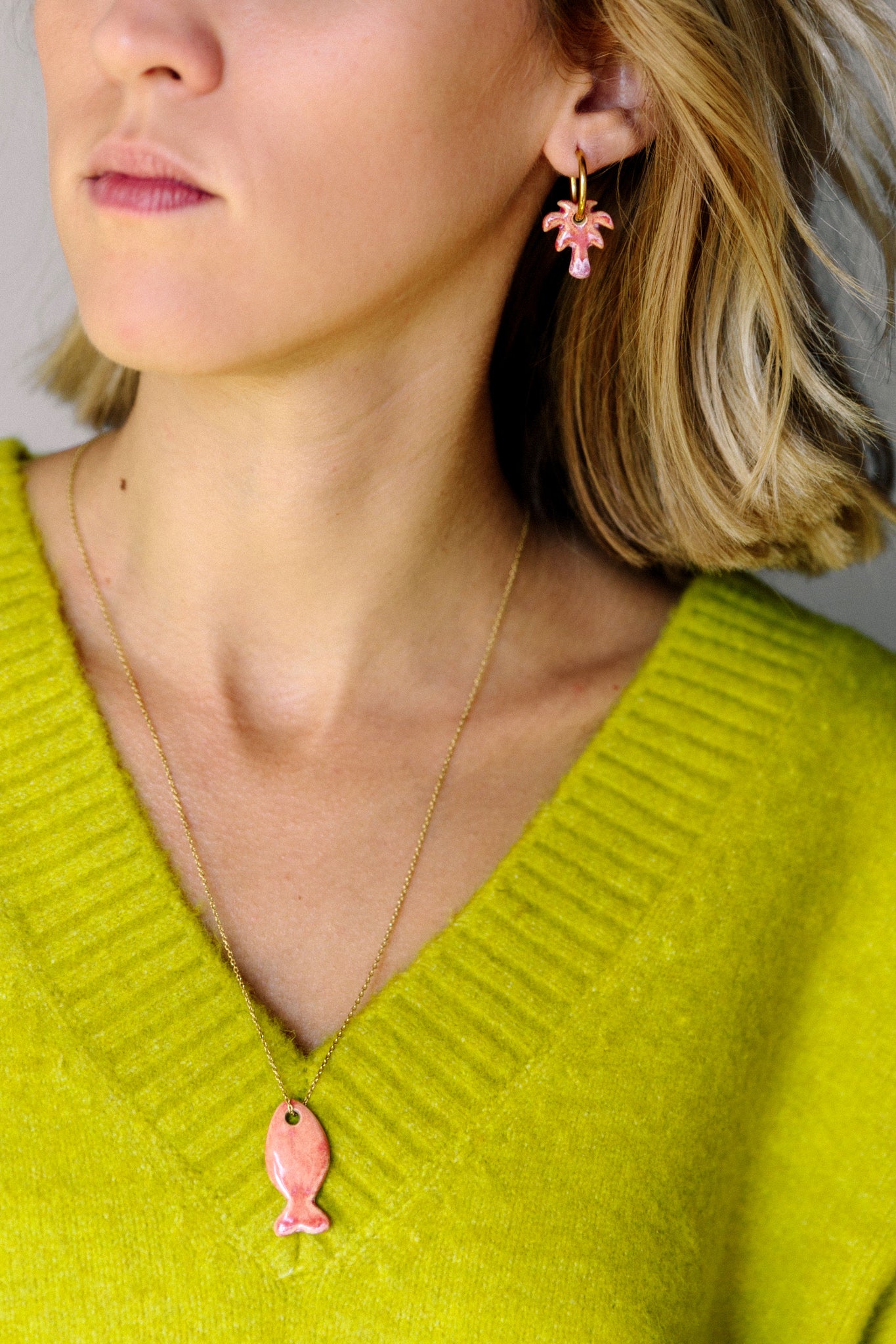 Pendientes Mini Niu Rosa | S