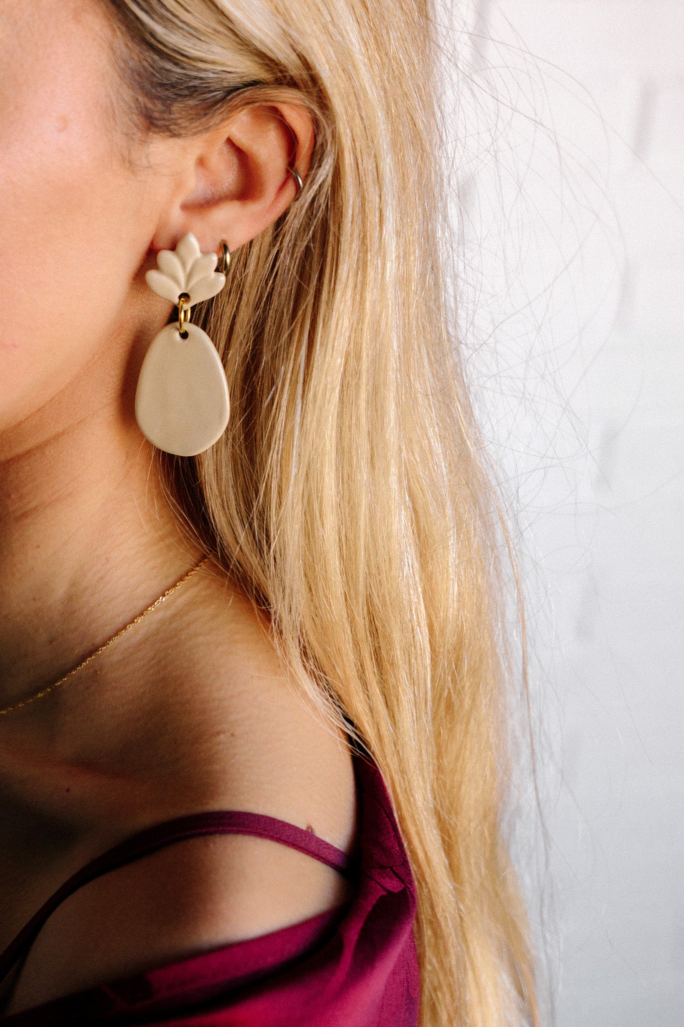 Pendiente Clavel | Personaliza color | XXL