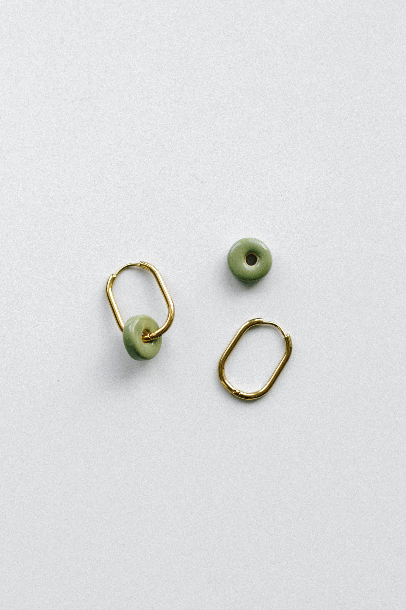 Mini Lago Verde Earrings | XS