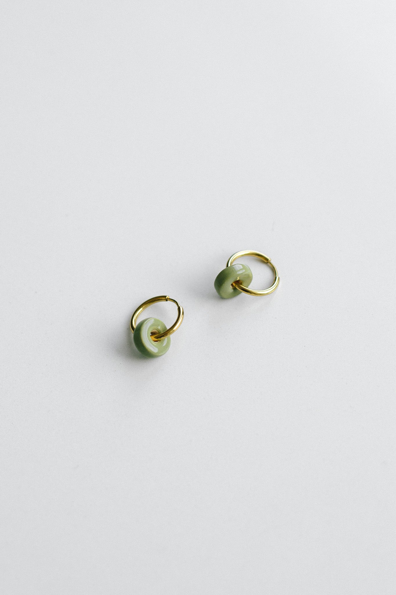 Mini Lago Verde Earrings | XS