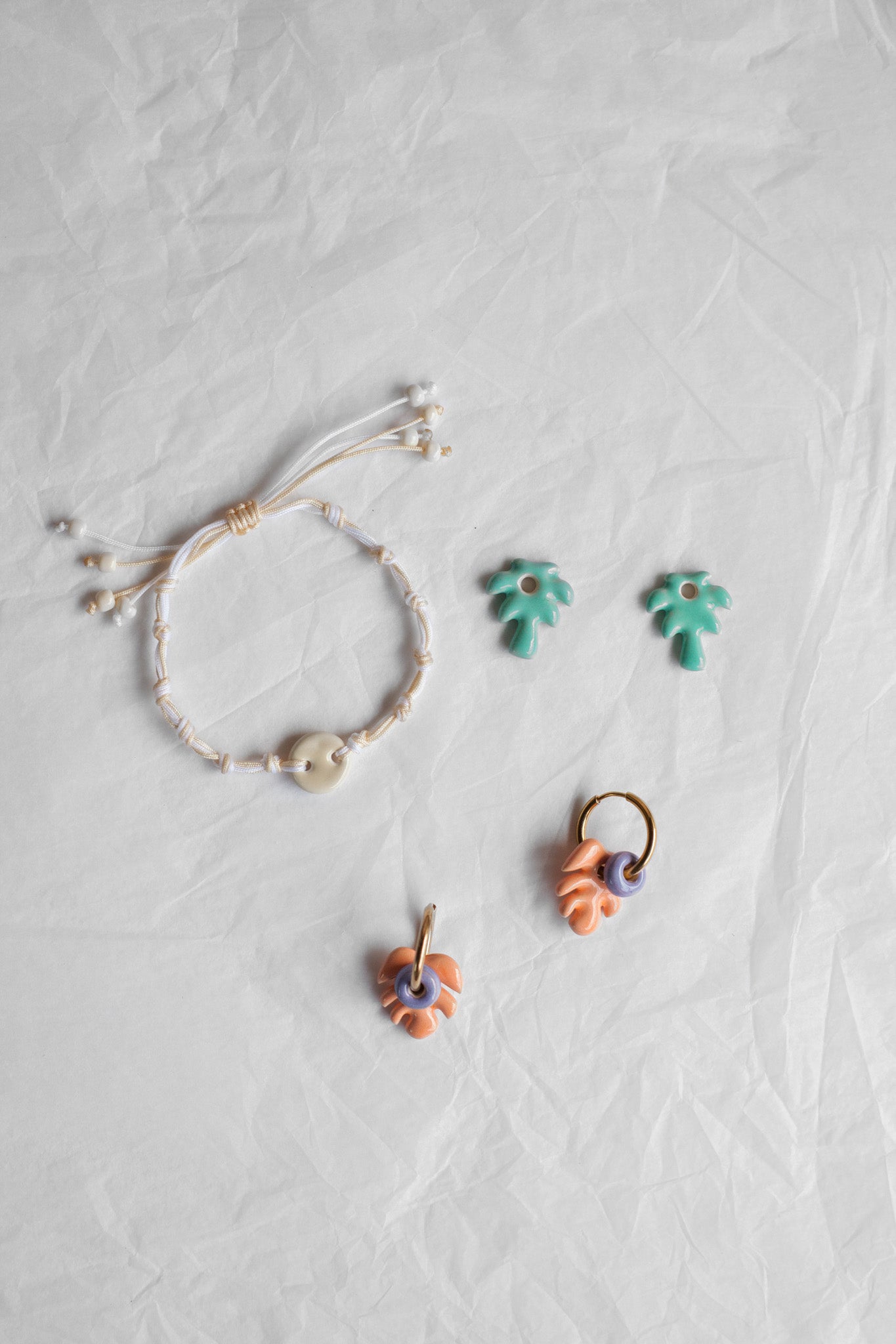 Pendientes Mini Niu Verde Turquesa | S