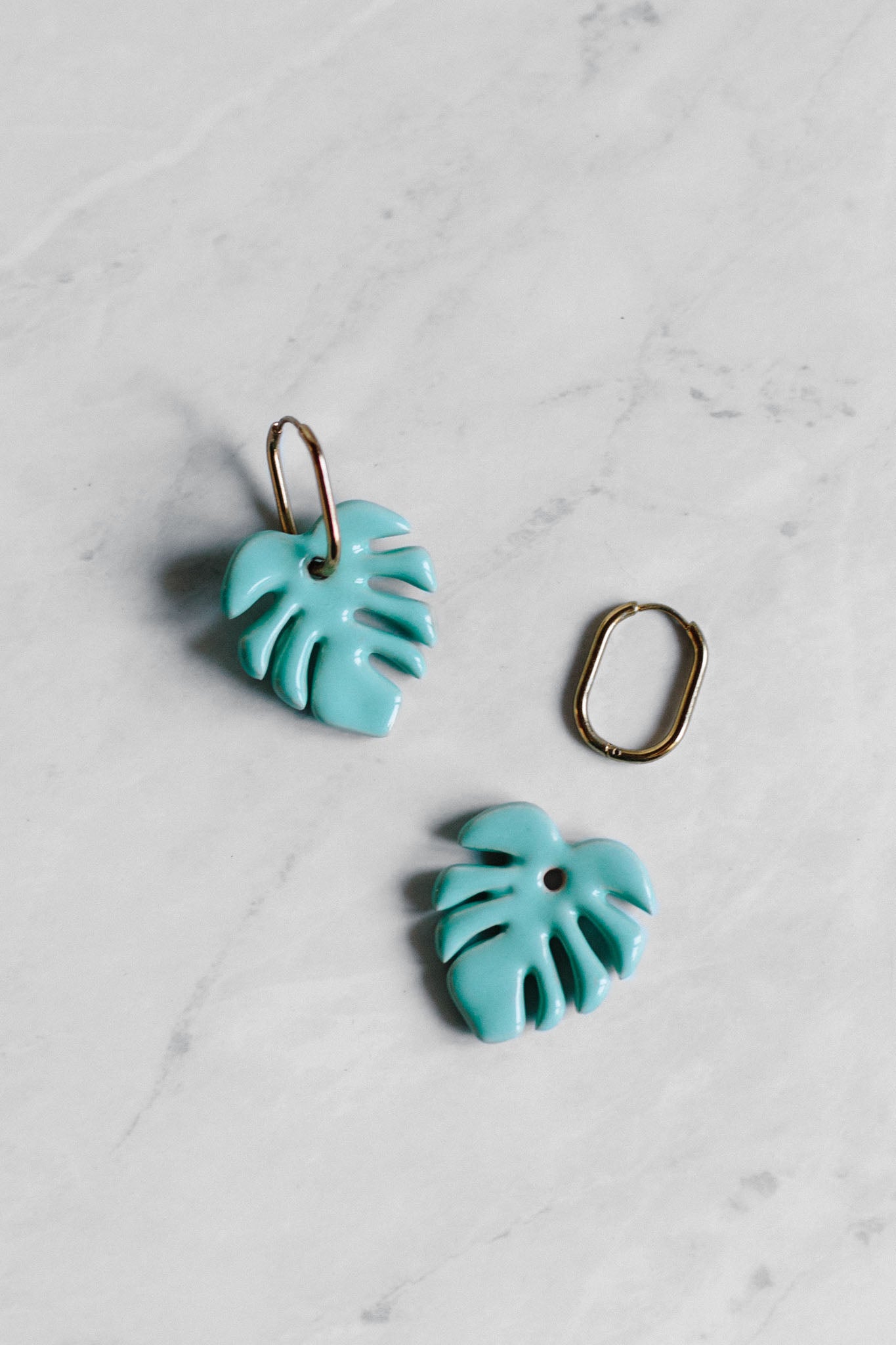 Green Aloha Earrings | XL