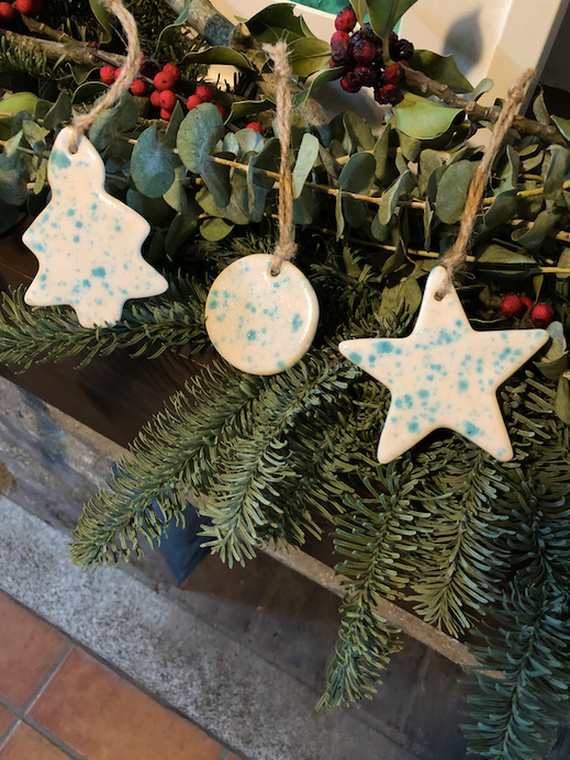 WHITE CHRISTMAS DECORATIONS