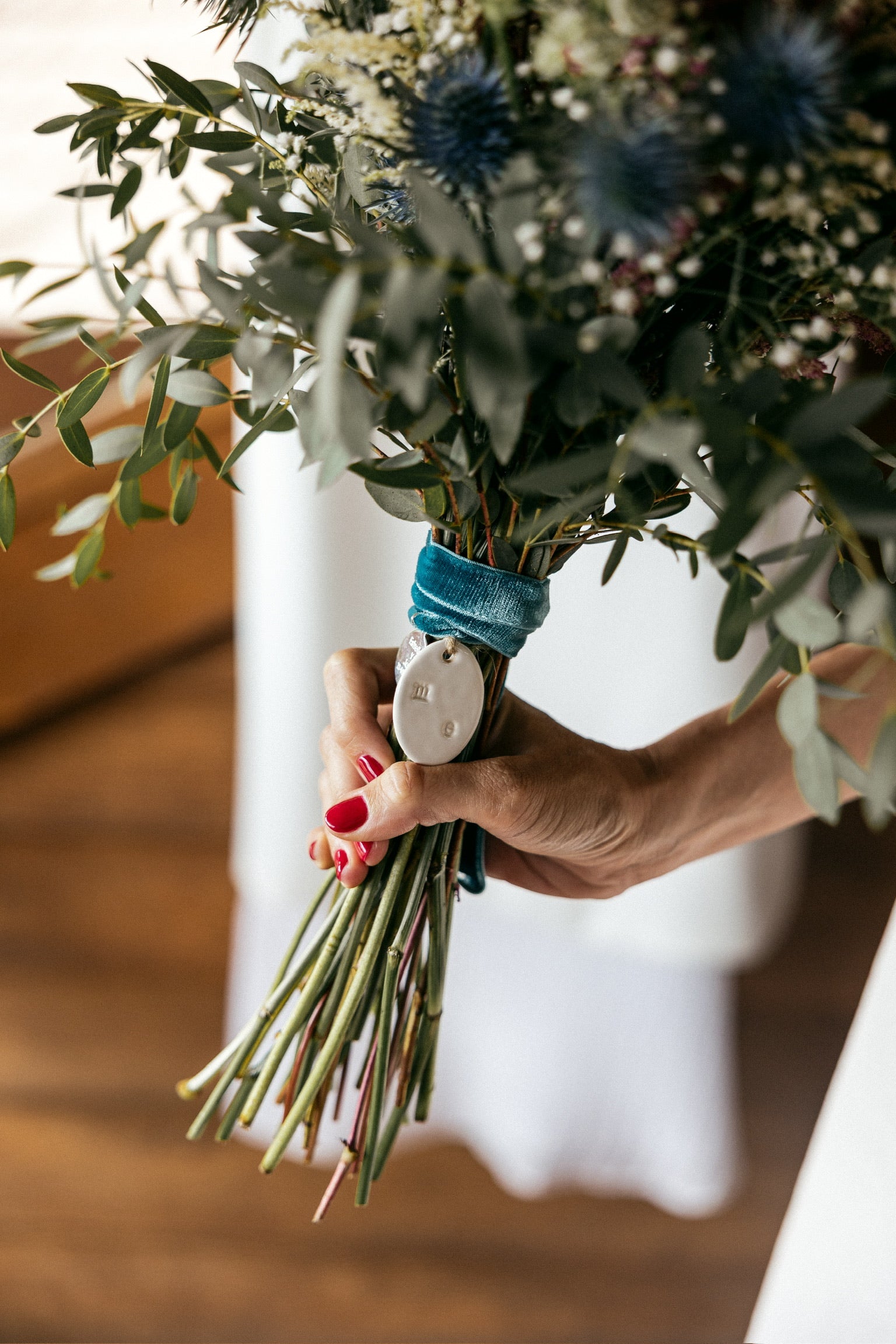 Bridal Bouquet Initial 