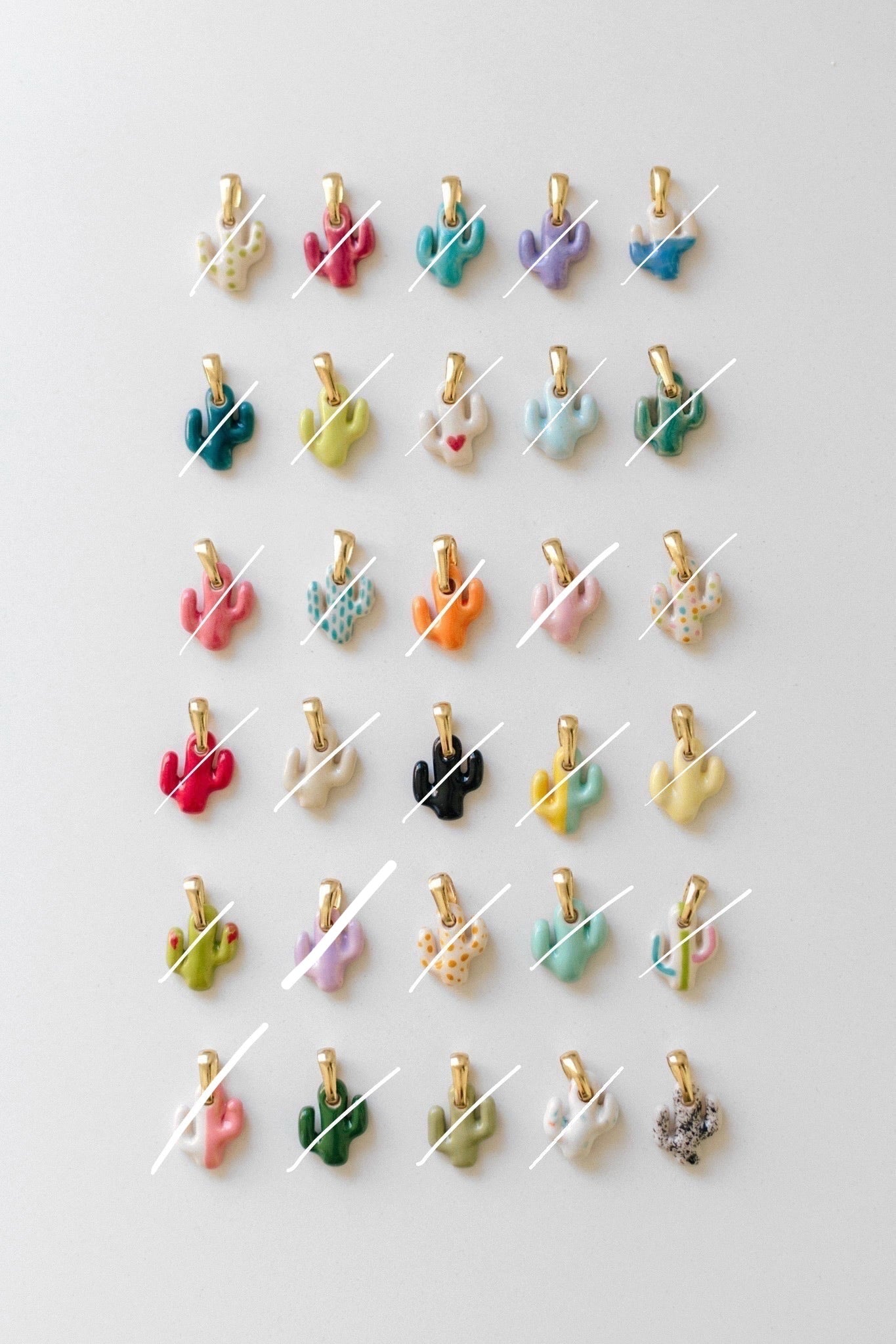 Edición Única | Charm Cactus | Oro o Plata