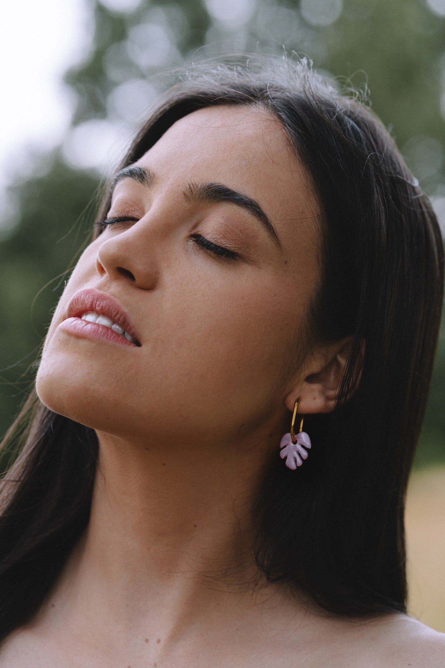 Mini Aloha Lilac Earrings | S