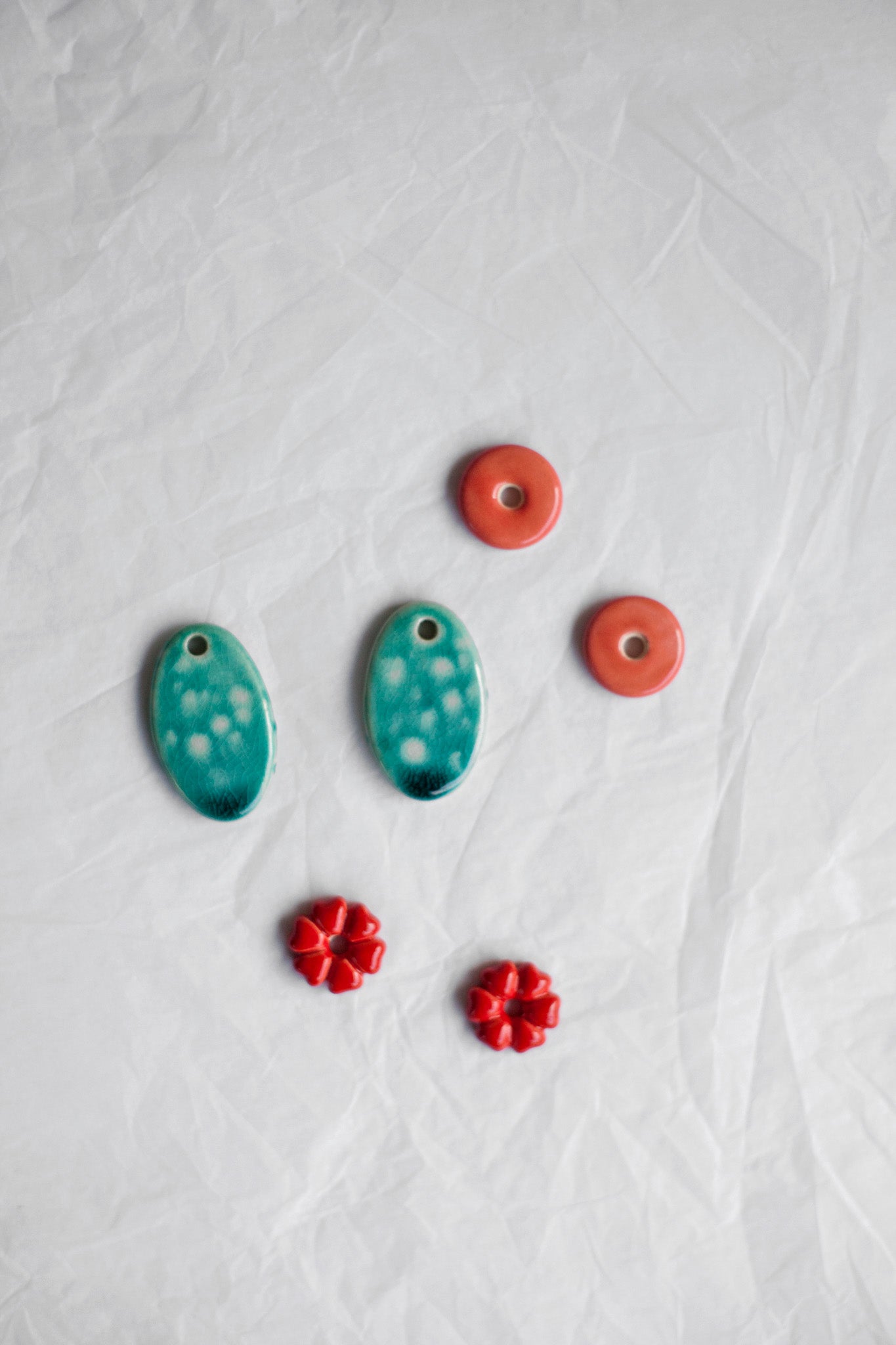 Pendientes Ulei Hulu Rojo | M