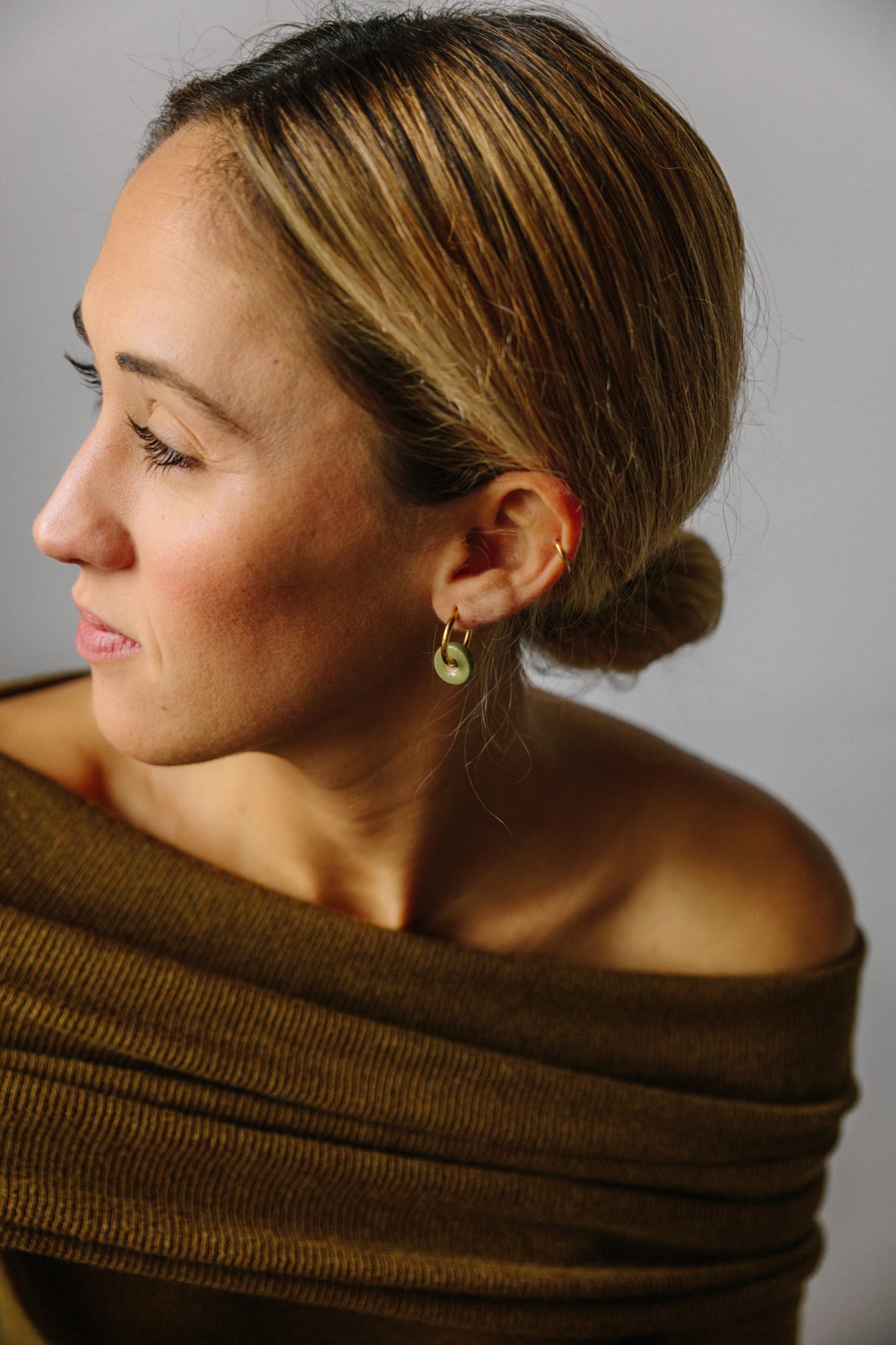 Mini Lago Verde Earrings | XS