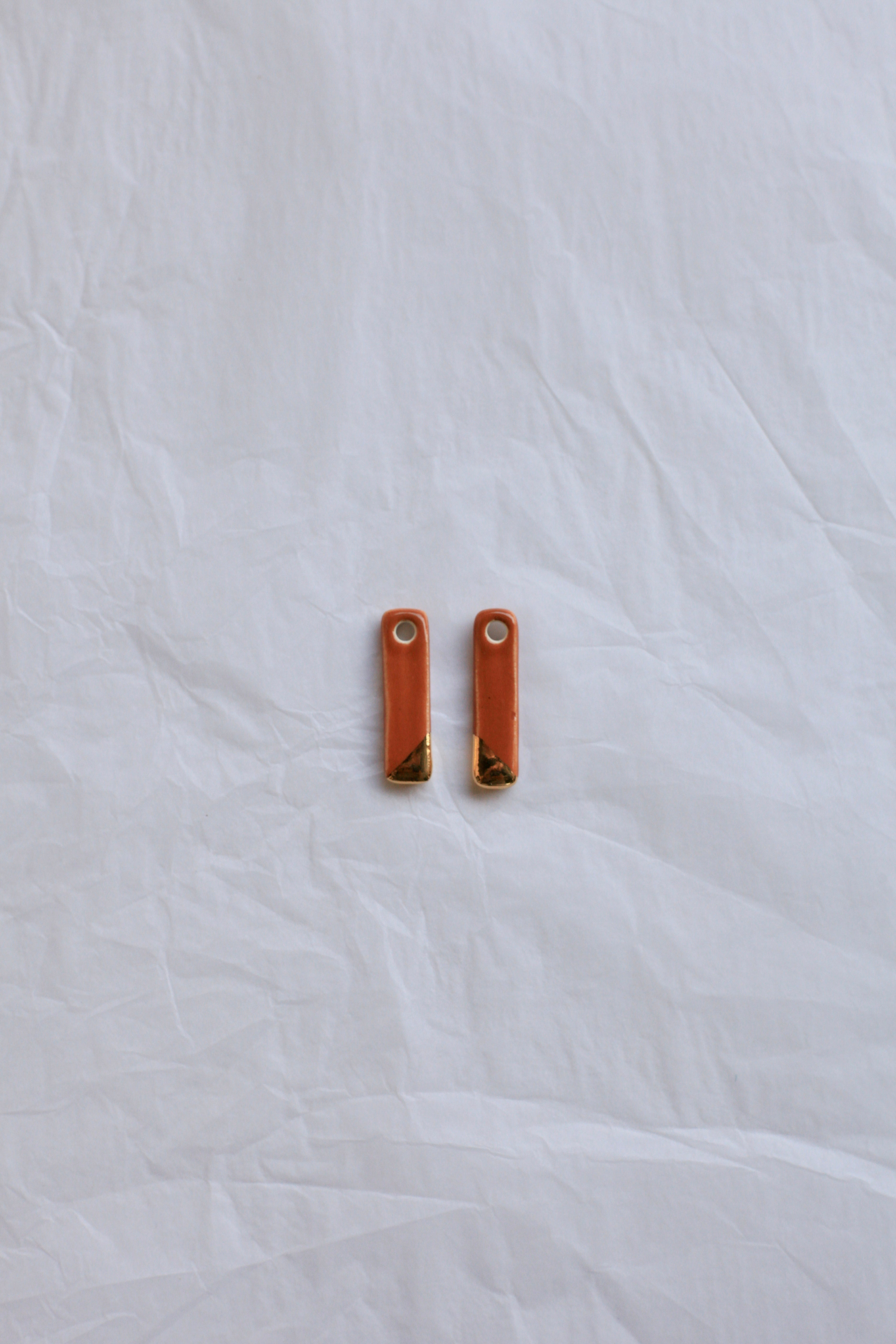 Par Piezas Janubio Ocre & Oro | L